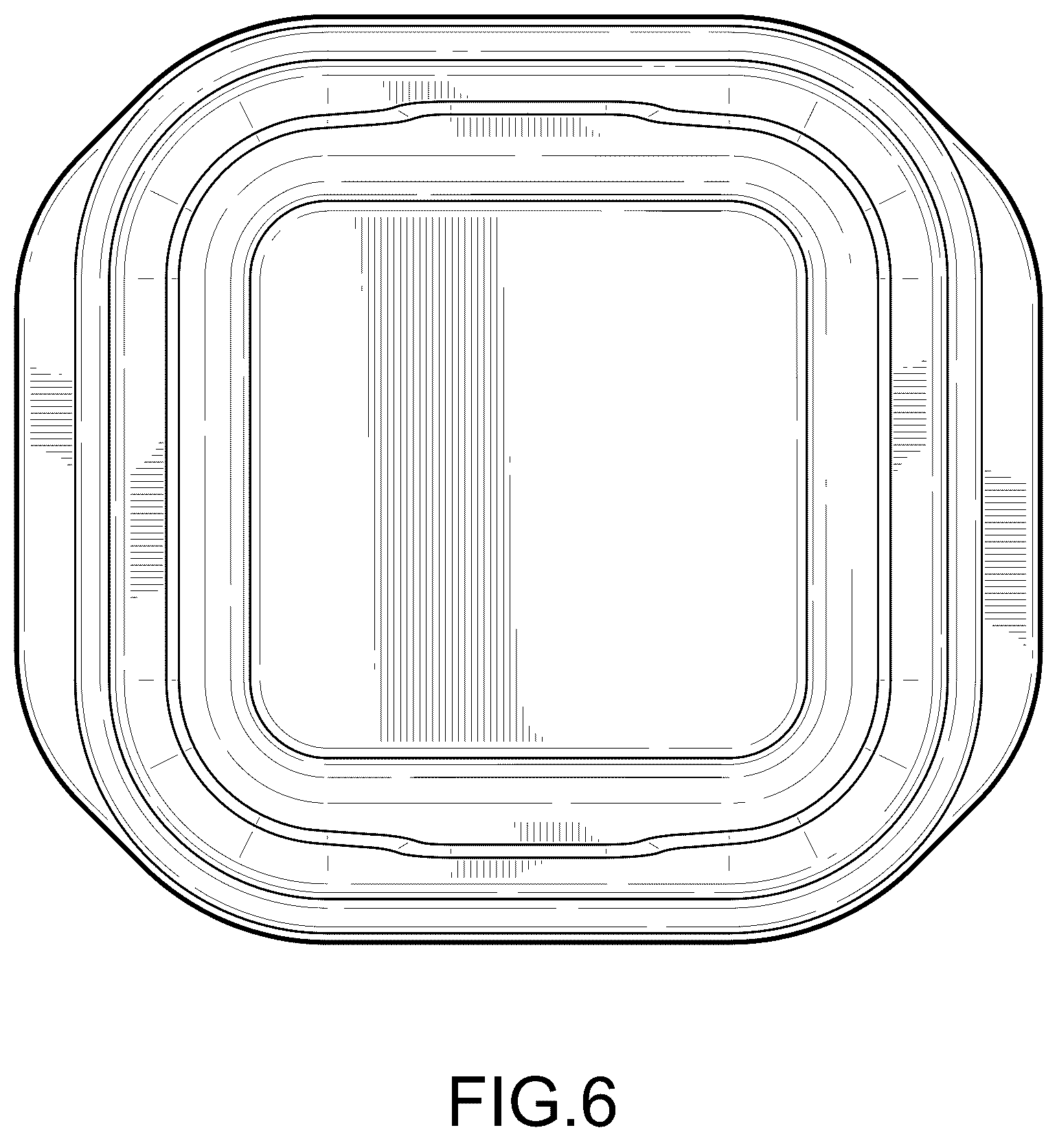 Patent USD1043261 Figure 6 – Container