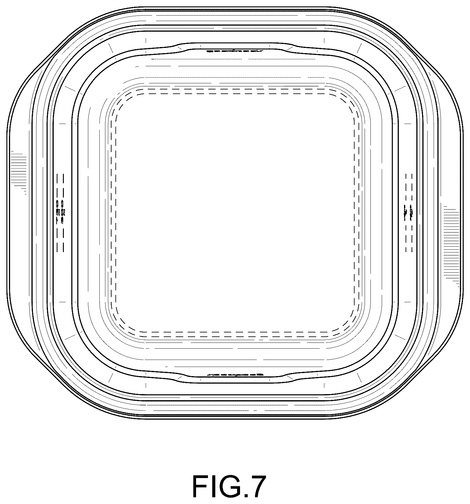 Patent USD1043261 Figure 7 – Container