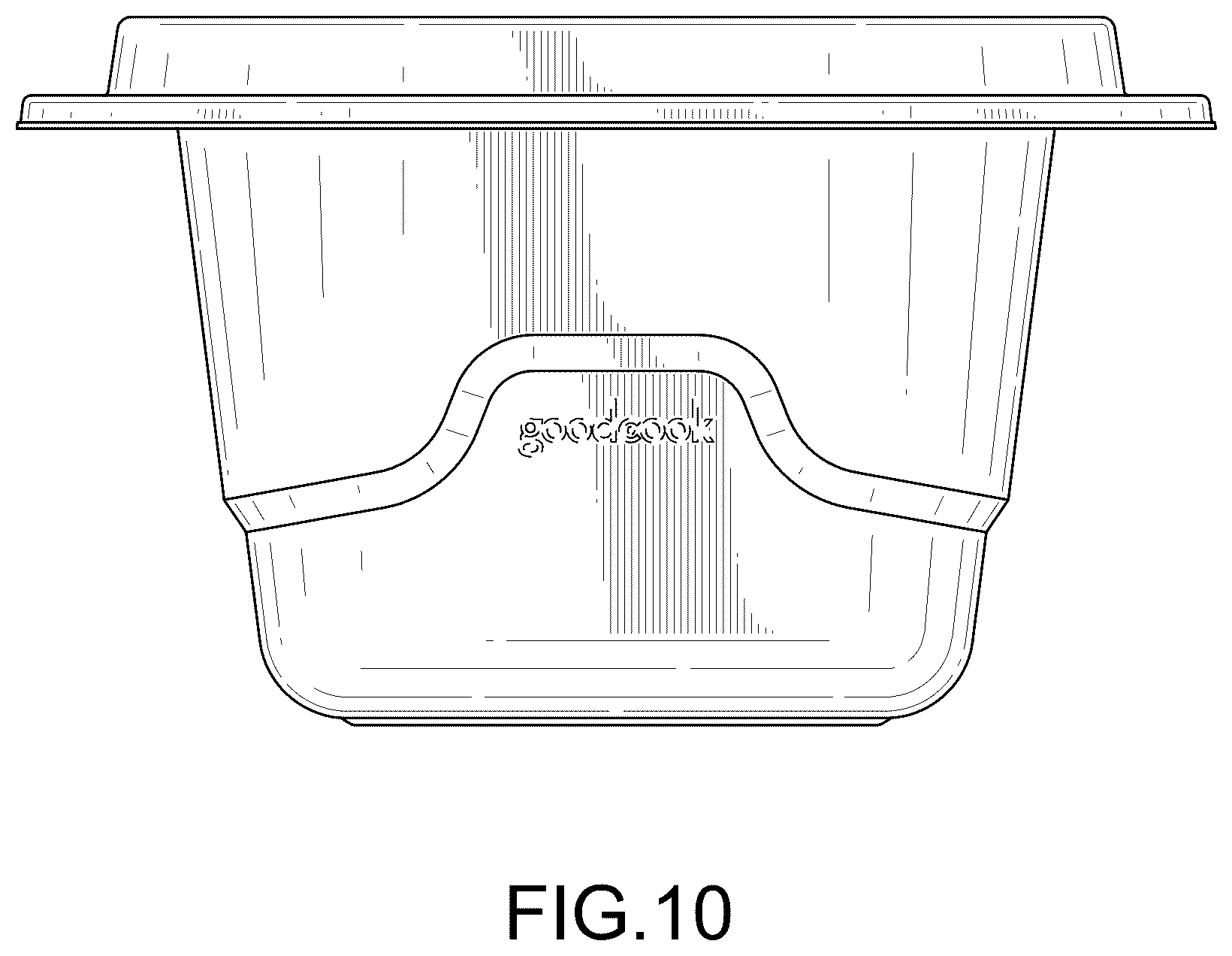 Patent USD1043261 Figure 10 – Container