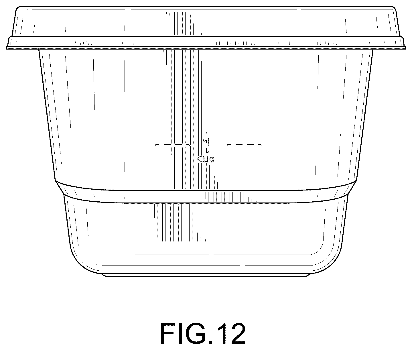 Patent USD1043261 Figure 12 – Container