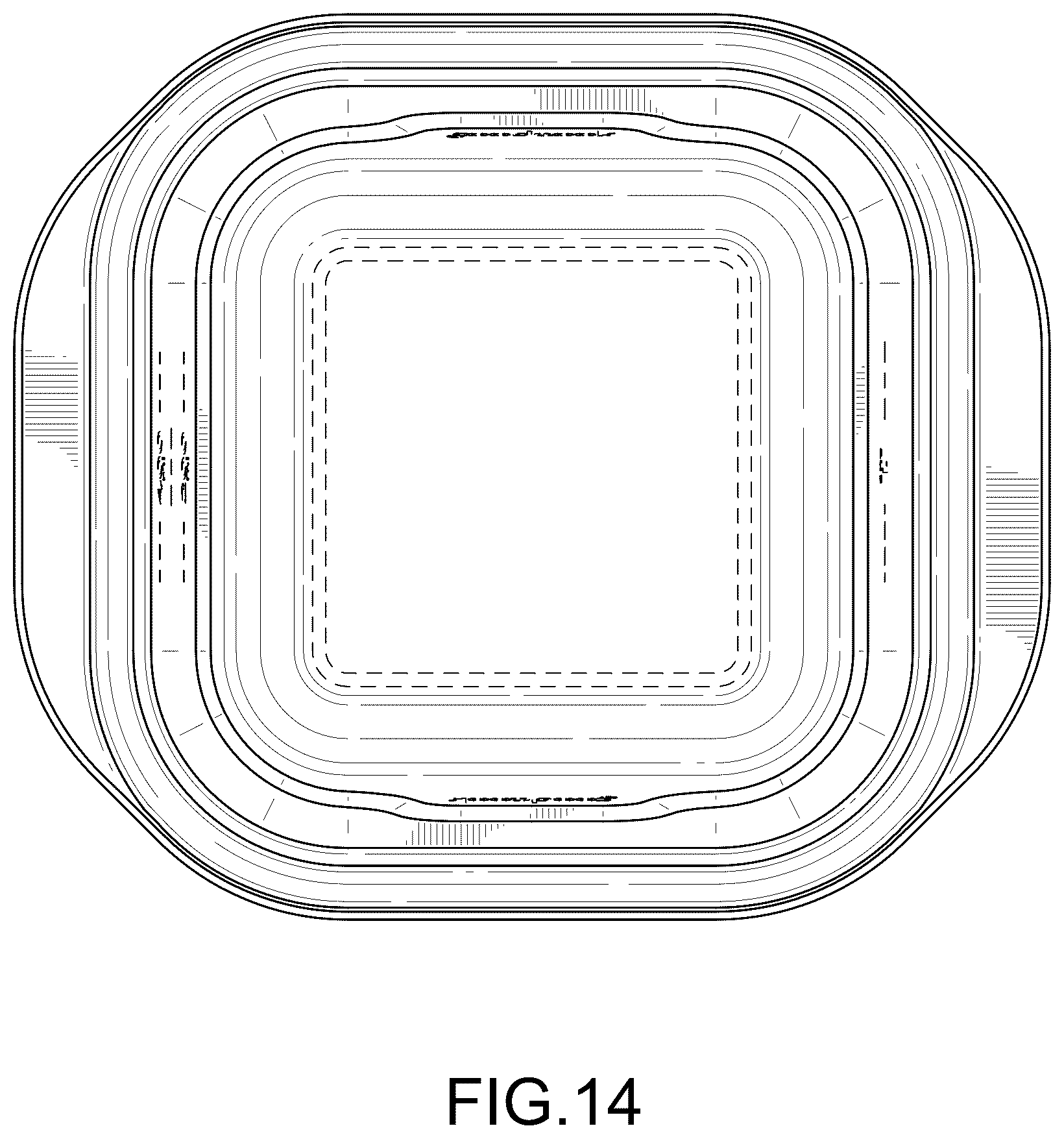 Patent USD1043261 Figure 14 – Container