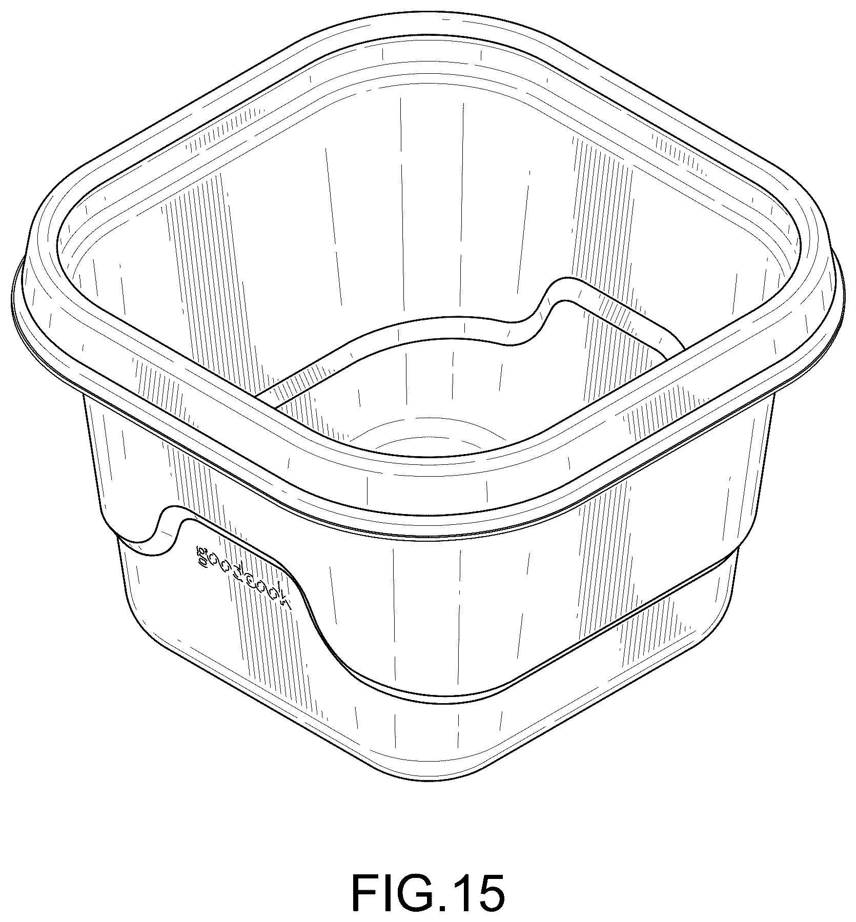 Patent USD1043261 Figure 15 – Container