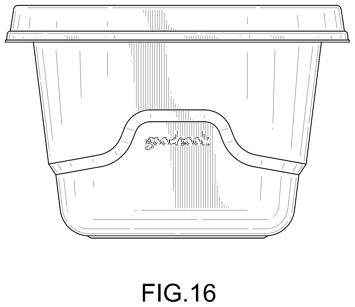 Patent USD1043261 Figure 16 – Container
