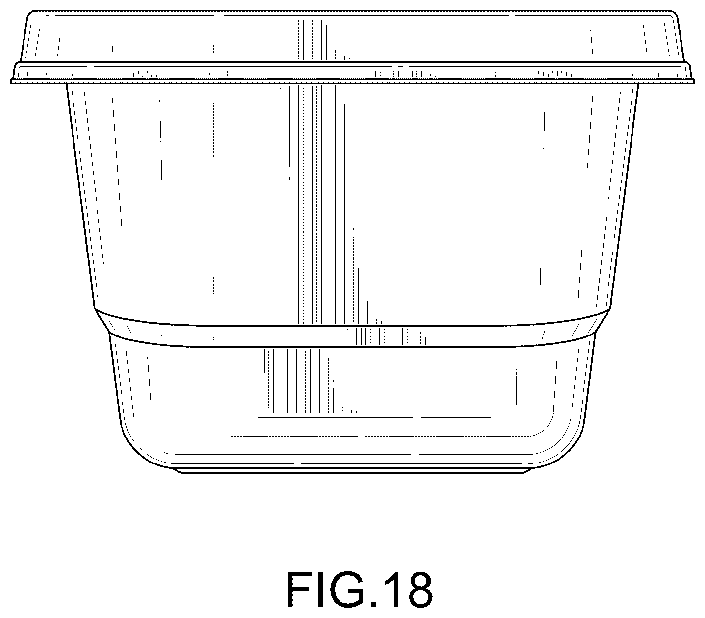 Patent USD1043261 Figure 18 – Container