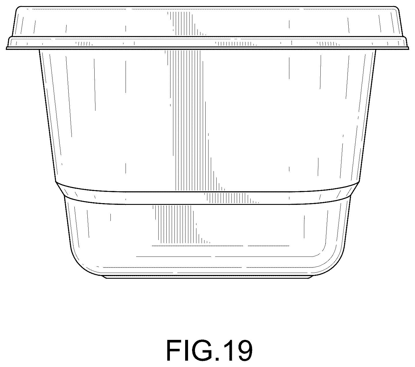 Patent USD1043261 Figure 19 – Container