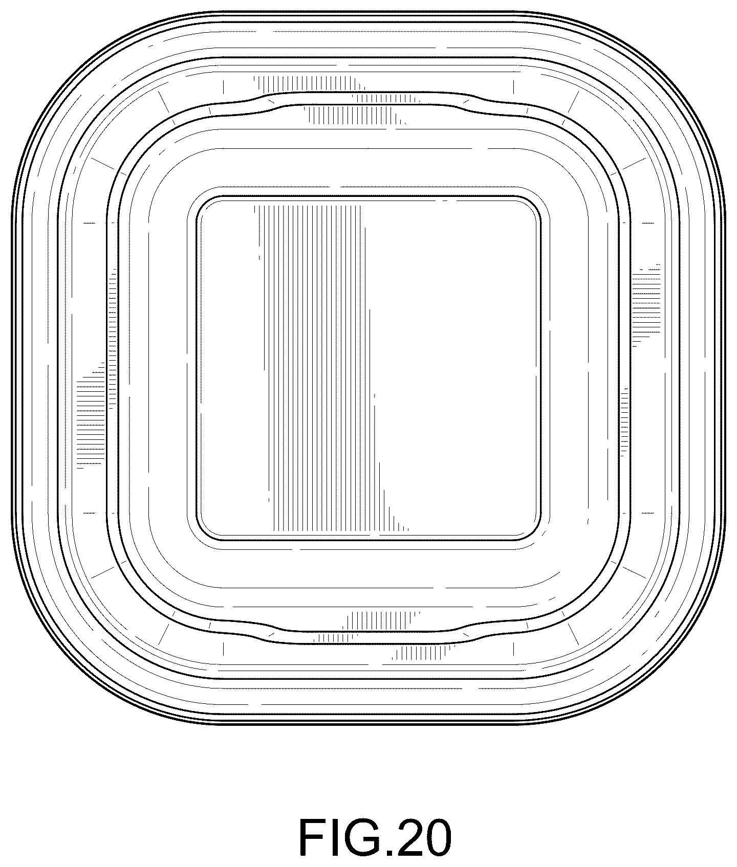 Patent USD1043261 Figure 20 – Container
