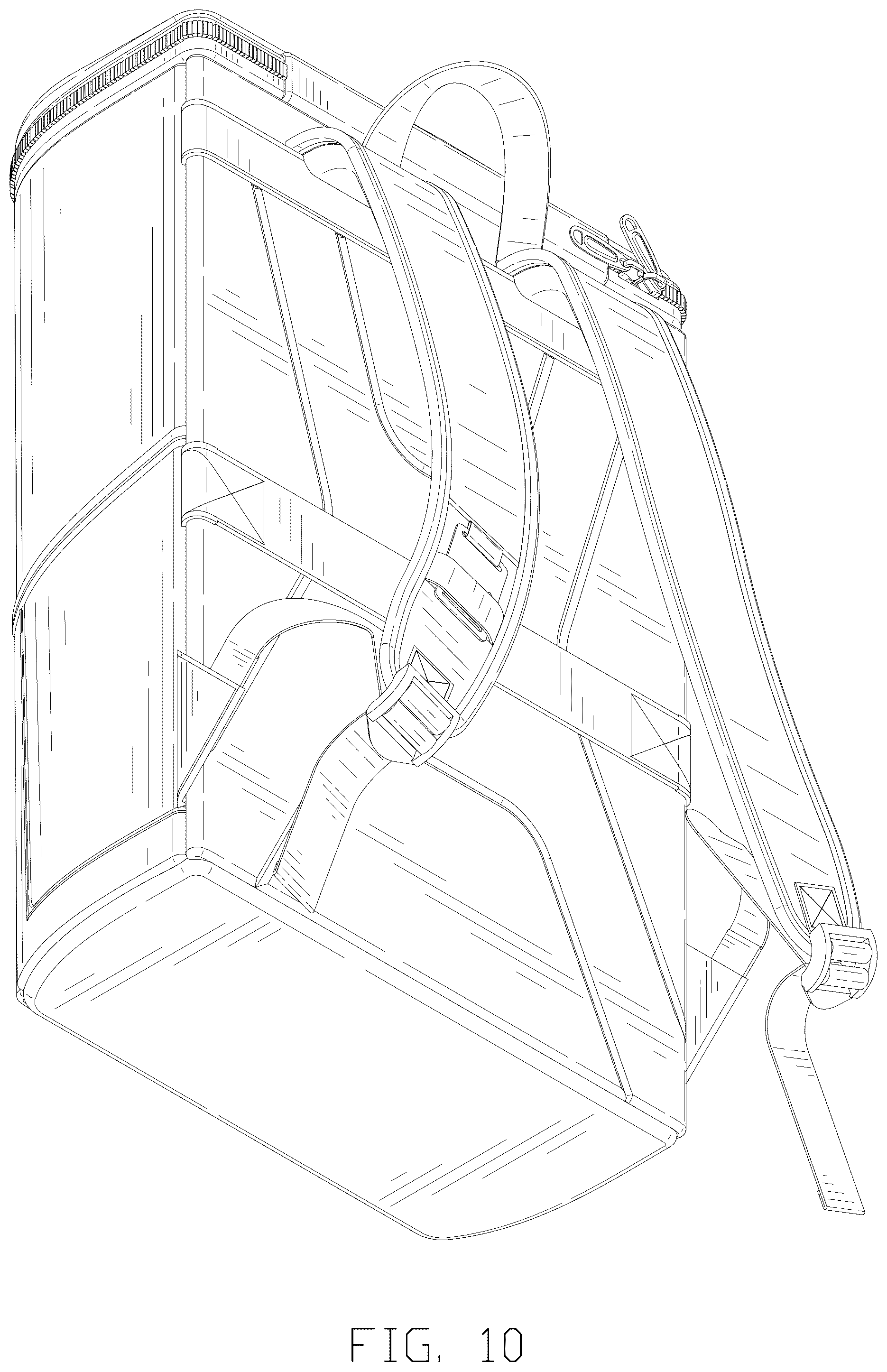 Patent USD1043262 Figure 10 – Cooler bag for solar LED speaker