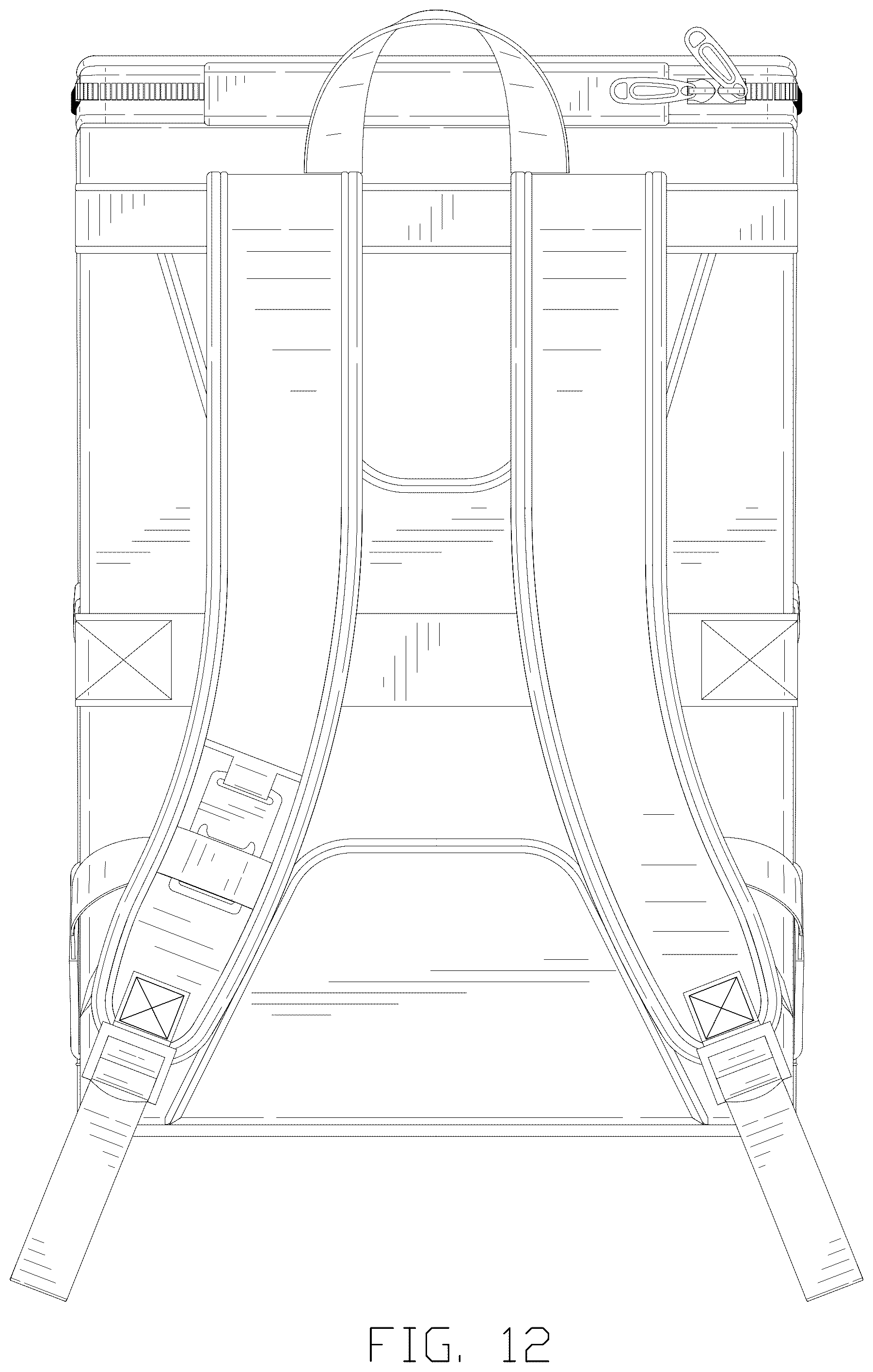 Patent USD1043262 Figure 12 – Cooler bag for solar LED speaker