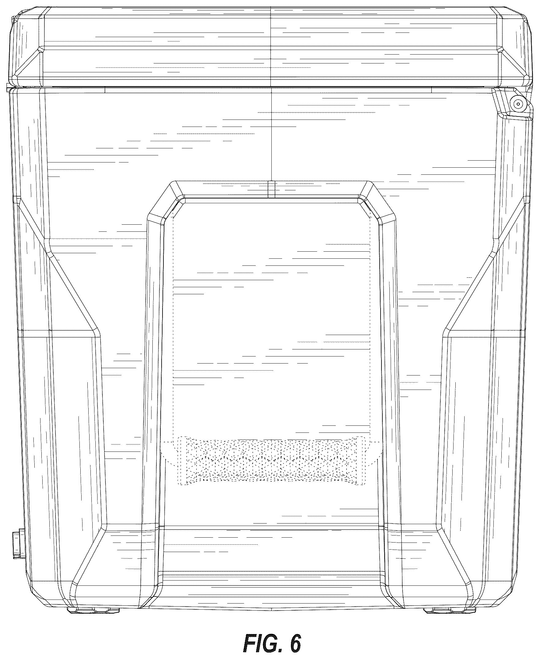 Patent USD1043263 Figure 6 – Container