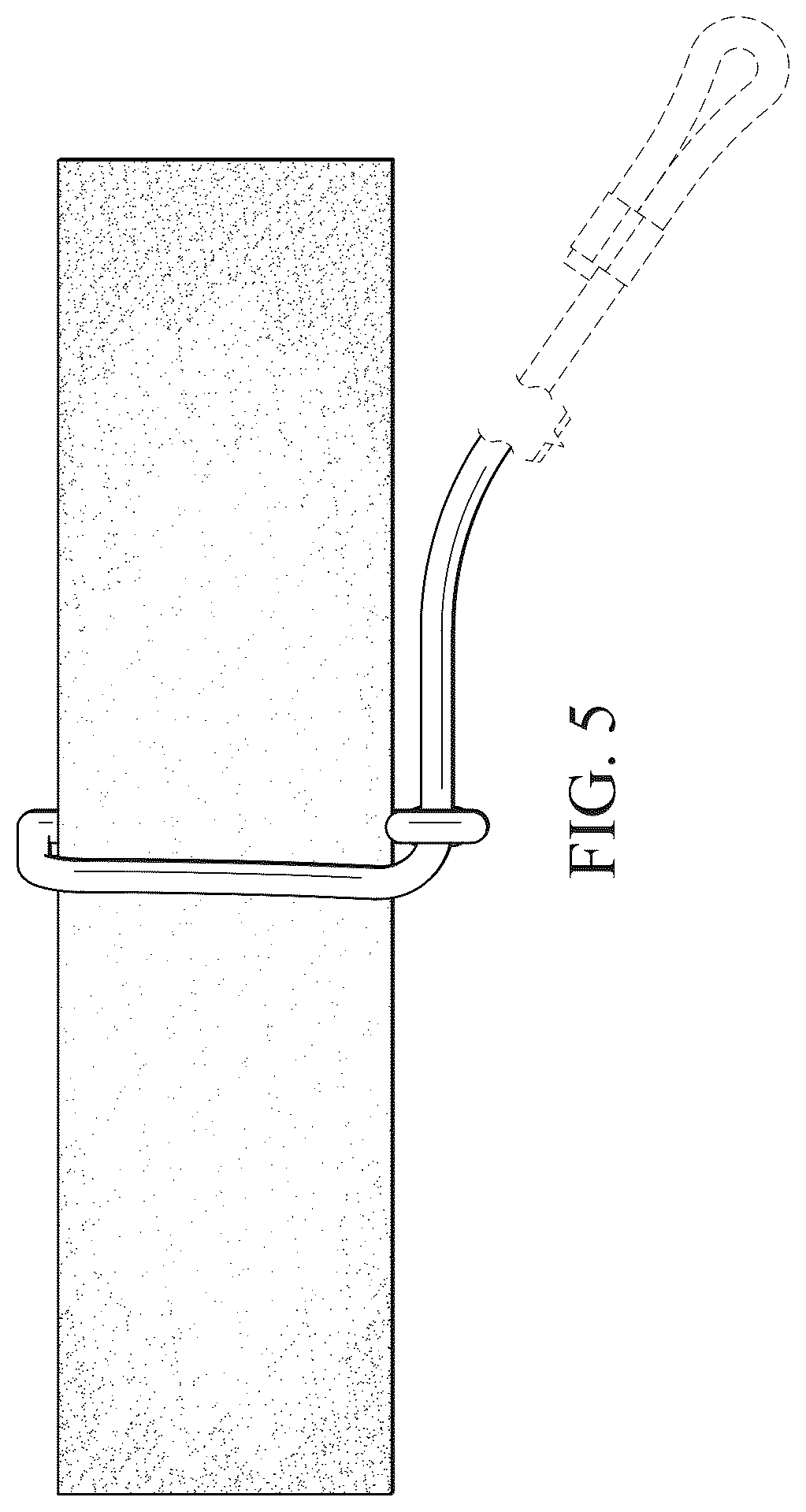 Patent USD1043264 Figure 5 – Beverage container holder