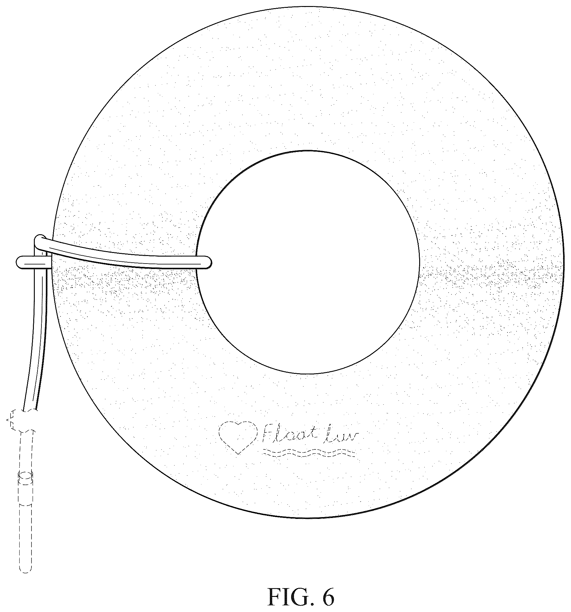 Patent USD1043264 Figure 6 – Beverage container holder