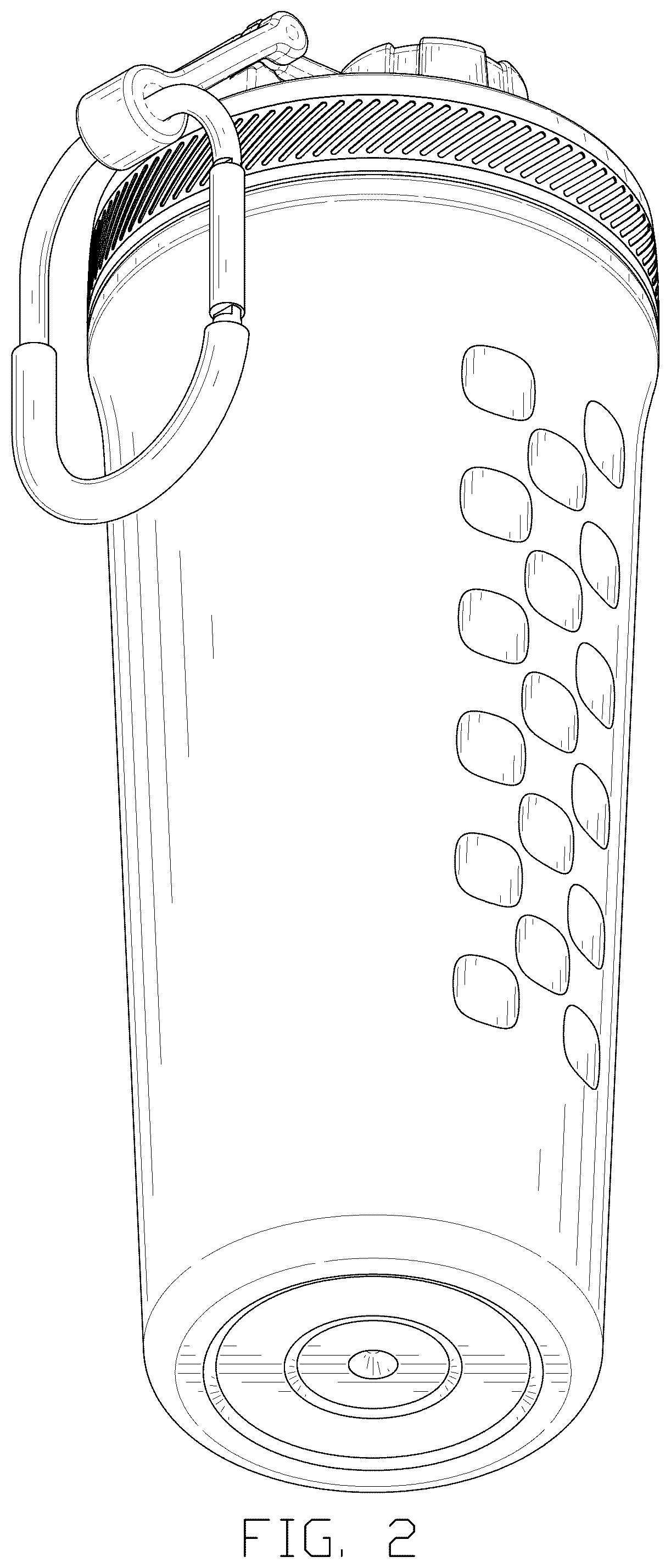 Patent USD1043265 Figure 2 – Bottle