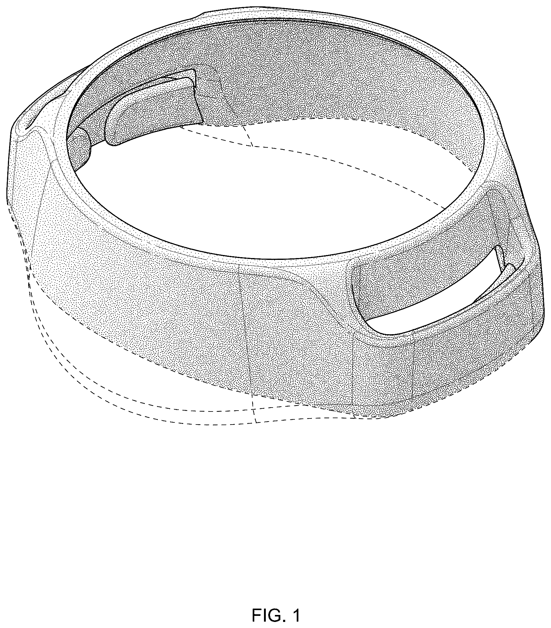 Patent USD1043266 Figure 1 – Bottle carrier