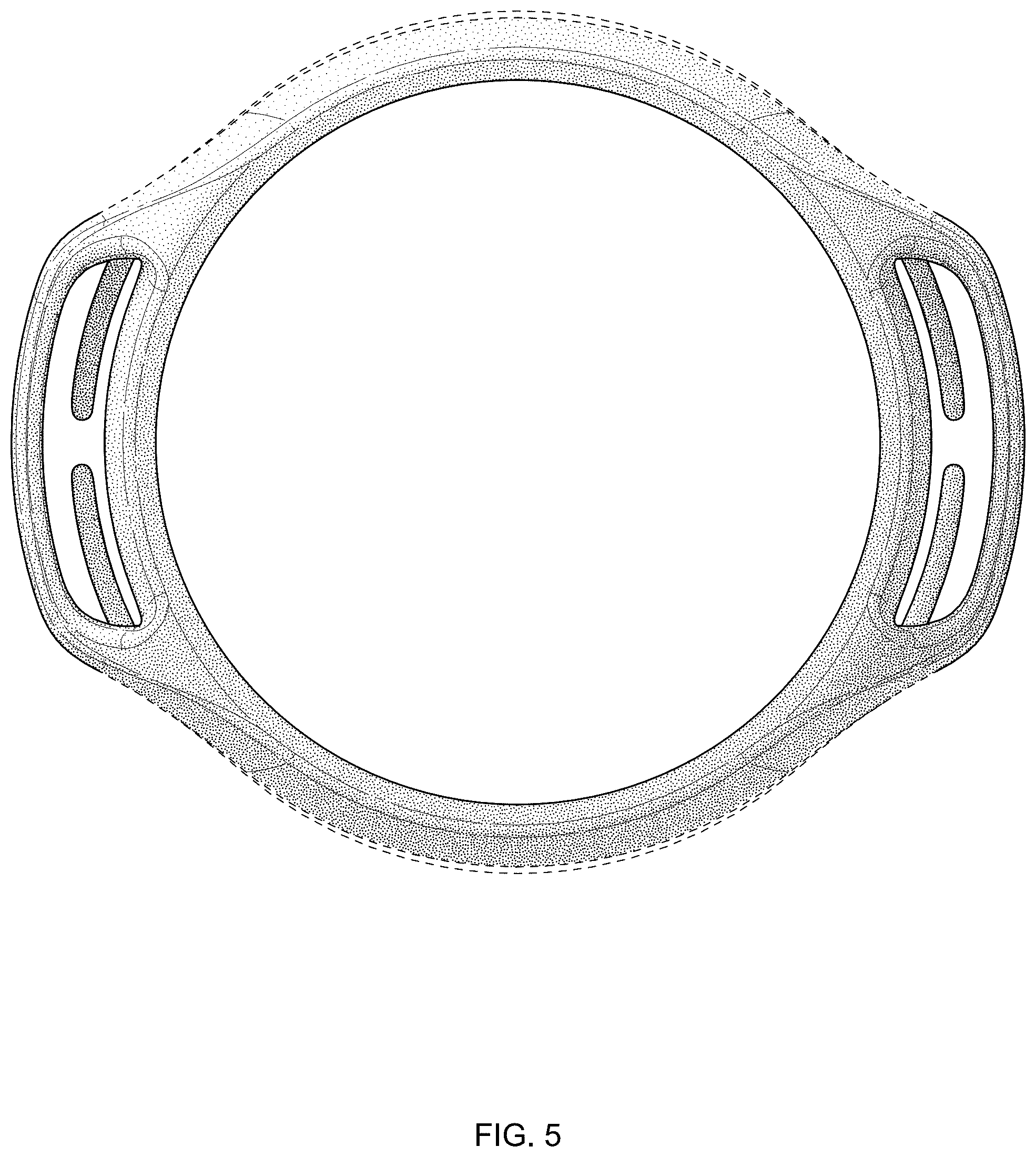 Patent USD1043266 Figure 5 – Bottle carrier