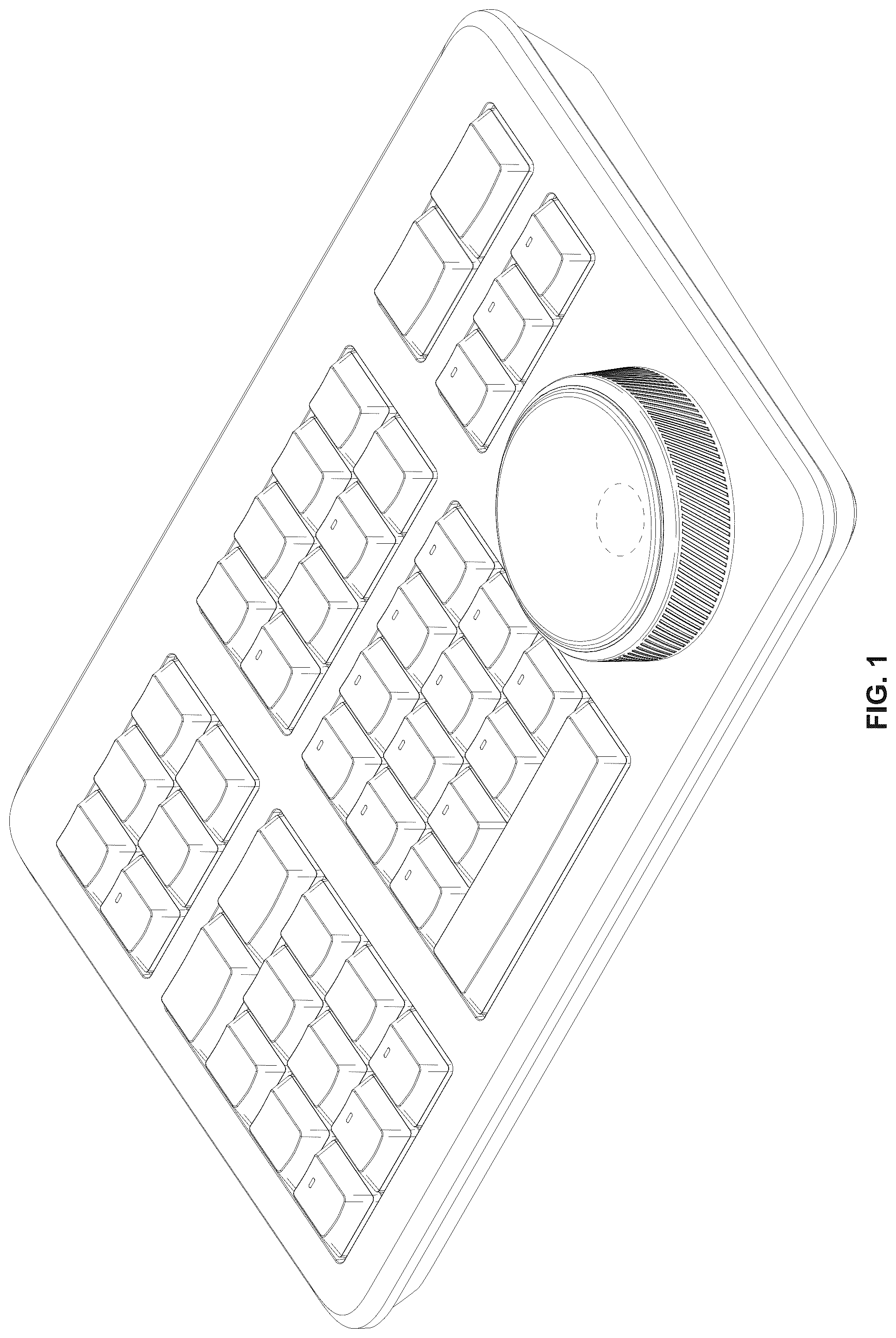 Patent USD1043268 — Media editing device — Figure 1