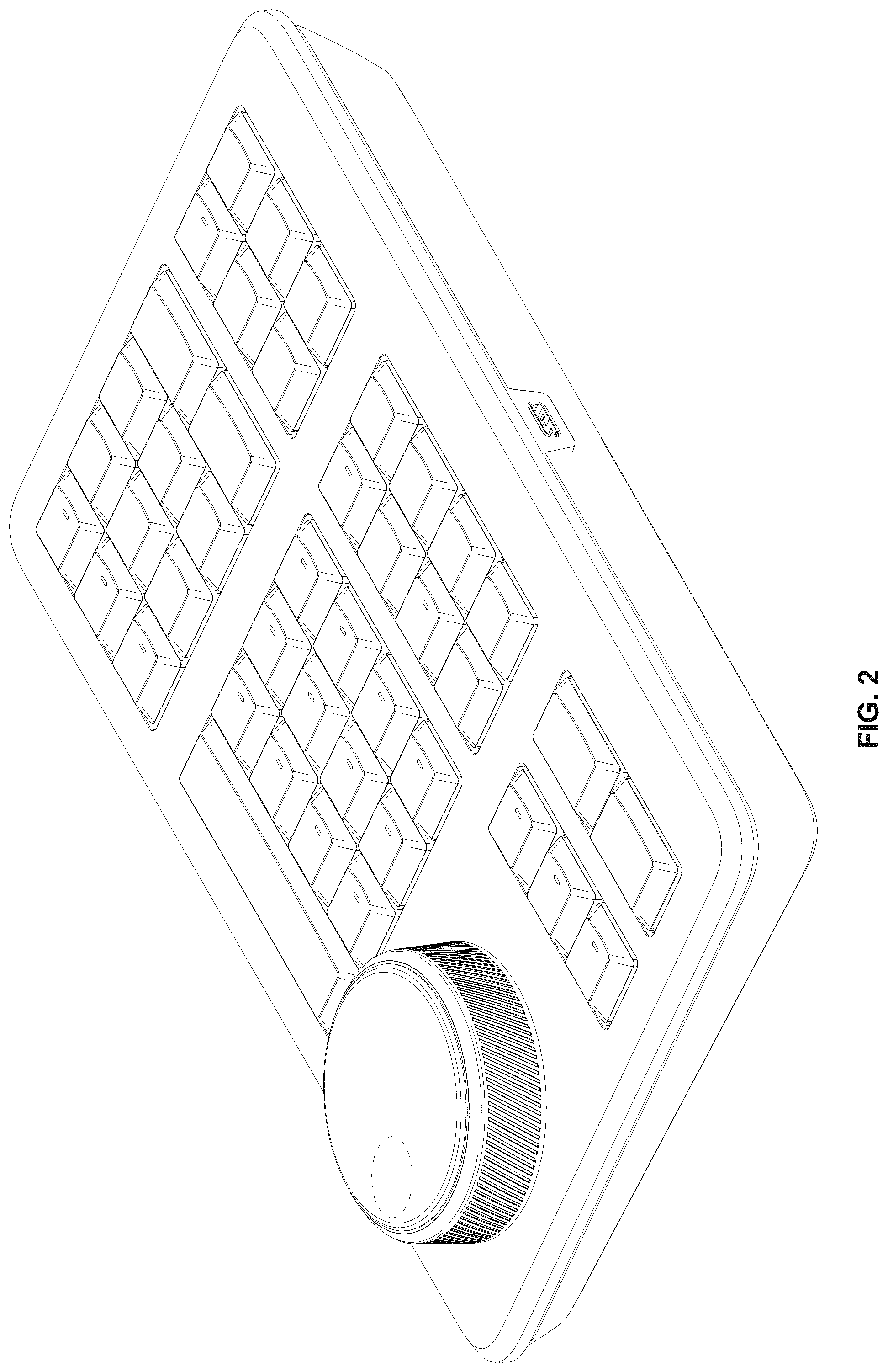 Patent USD1043268 Figure 2 – Media editing device