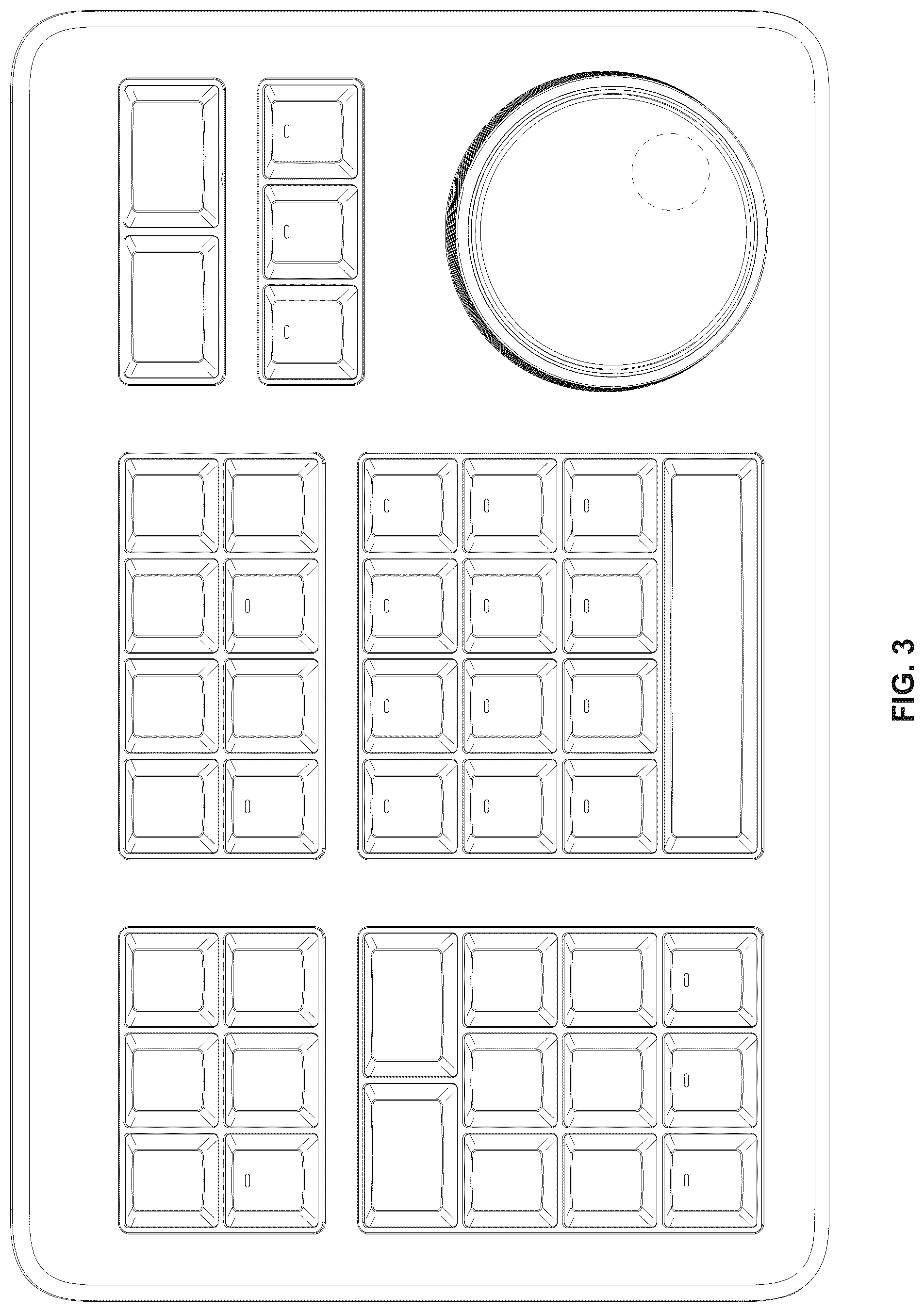 Patent USD1043268 Figure 3 – Media editing device
