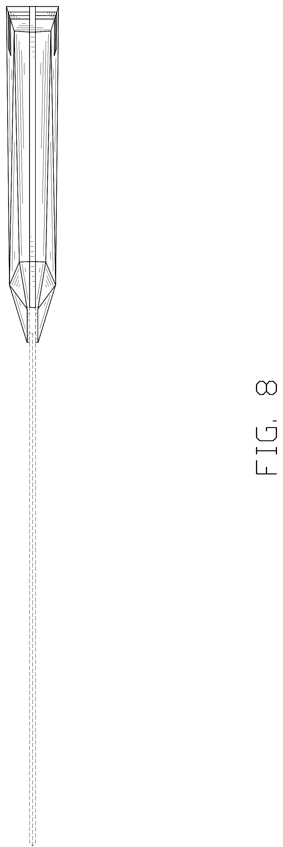 Patent USD1043270 Figure 8 – Knife handle