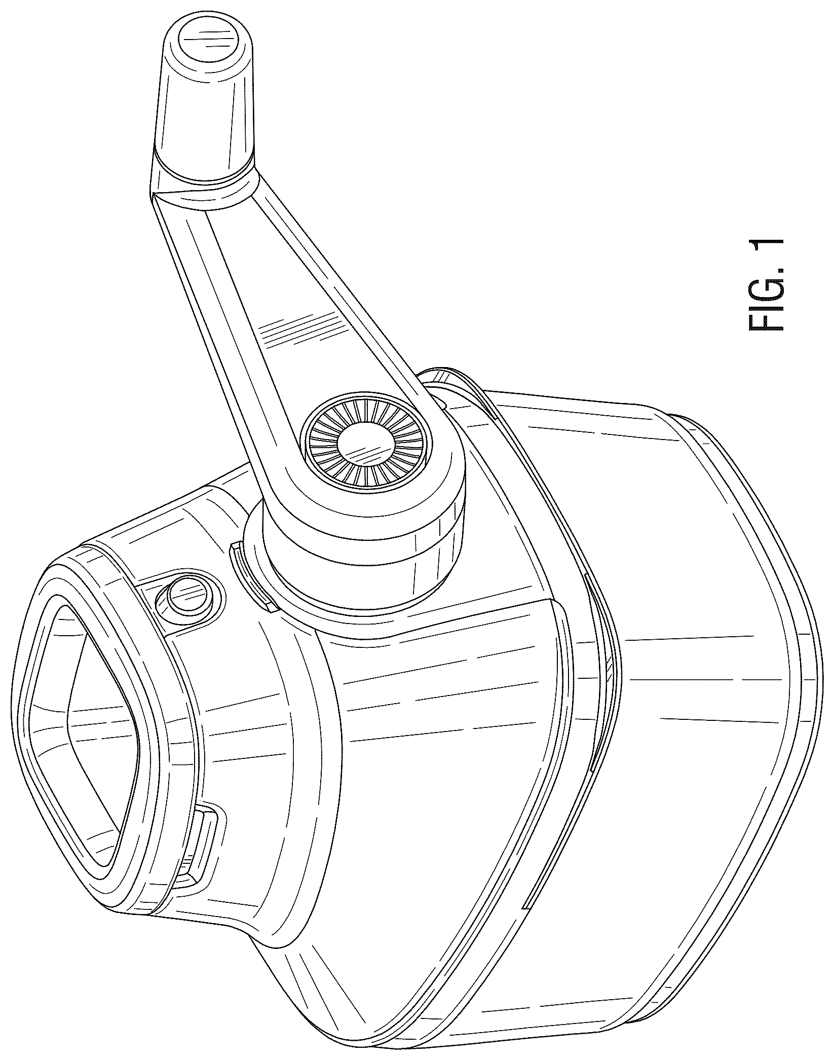 Patent USD1043275 Figure 1 – Manual food grinder
