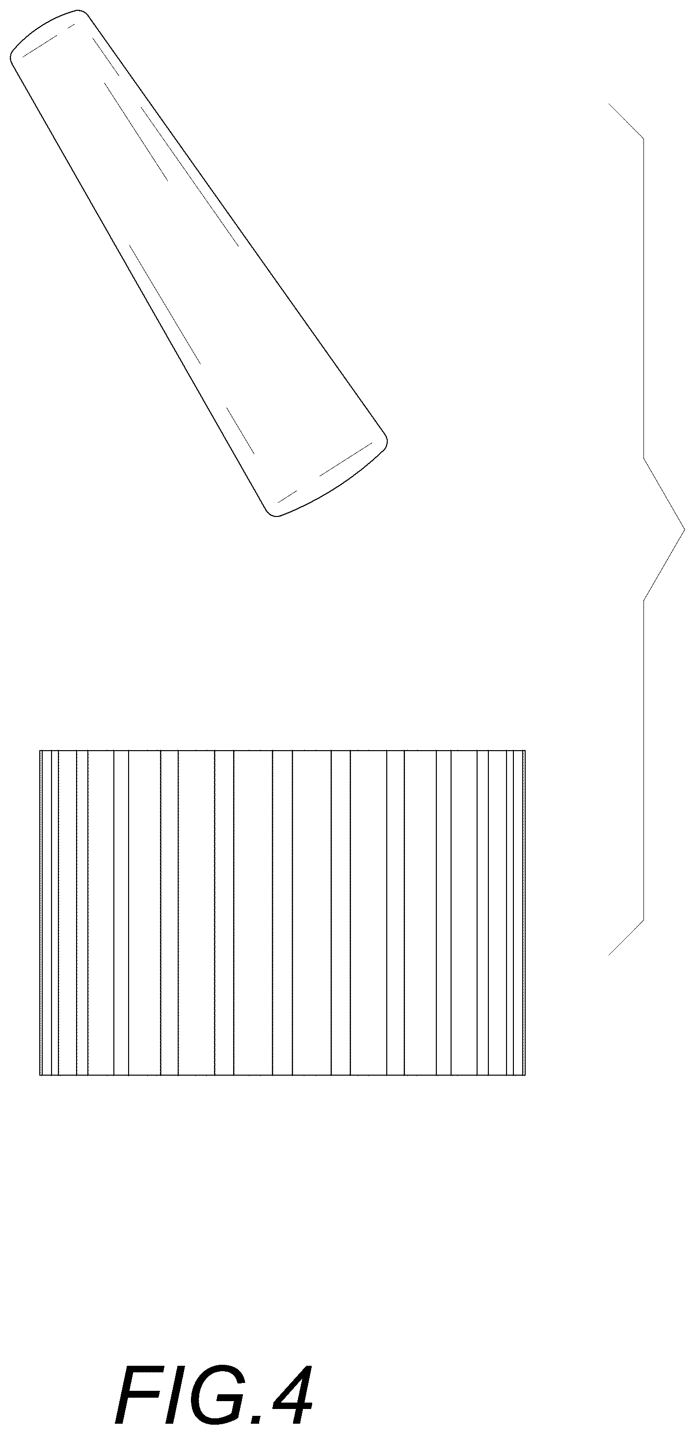 Patent USD1043276 Figure 4 – Granite mortar and pestle