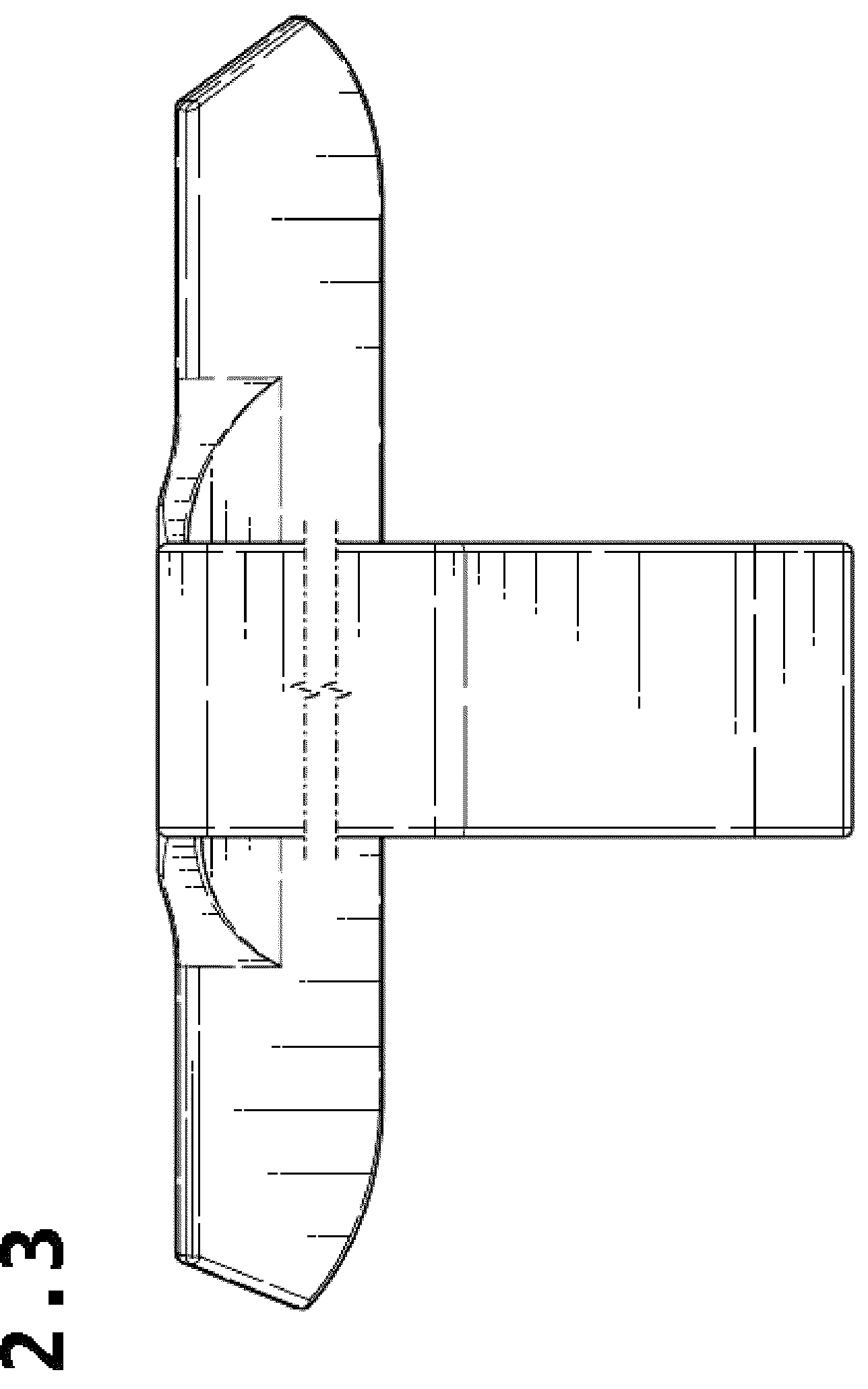 Patent USD1043278 Figure 10 – Scraper for kitchen waste