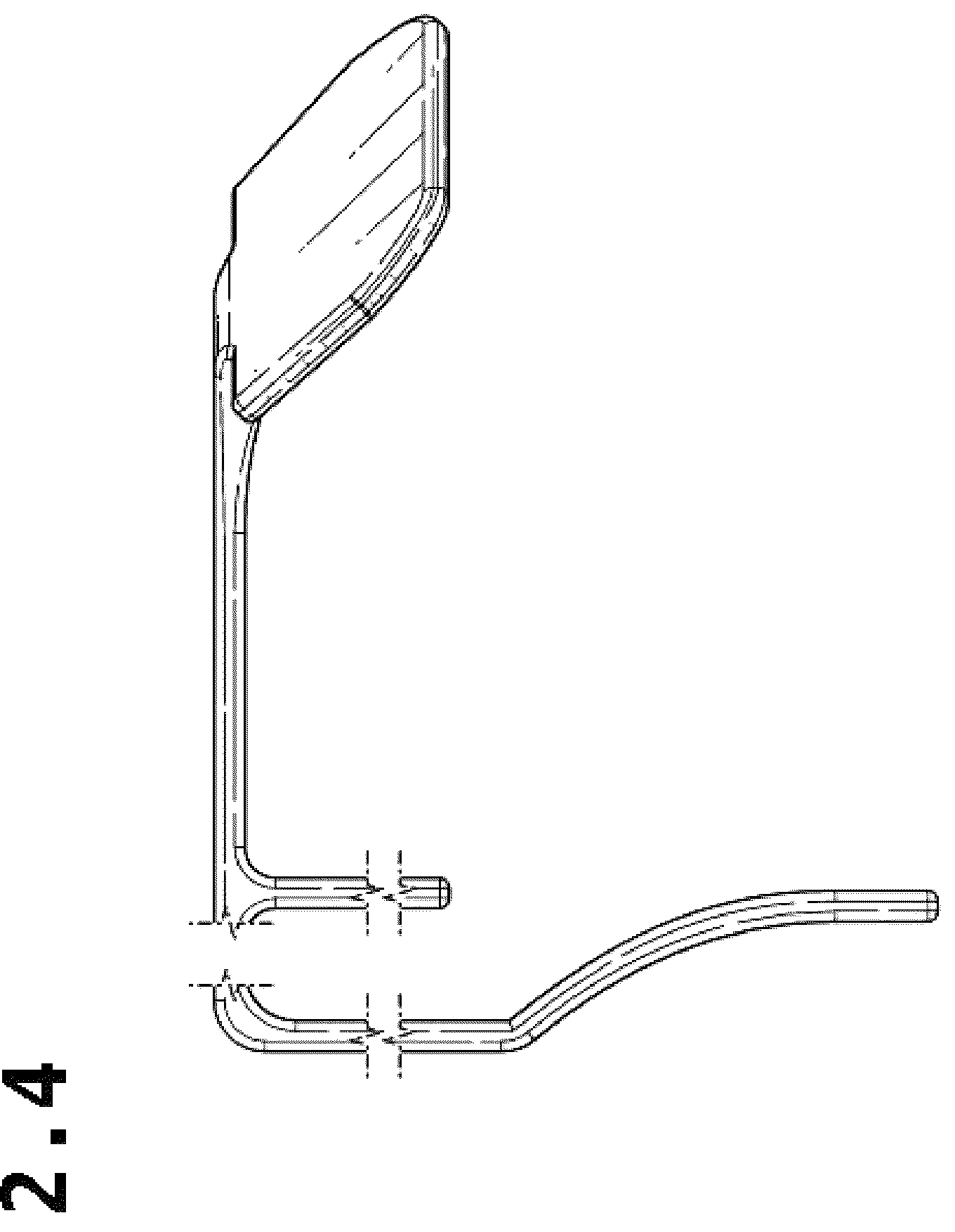 Patent USD1043278 Figure 11 – Scraper for kitchen waste