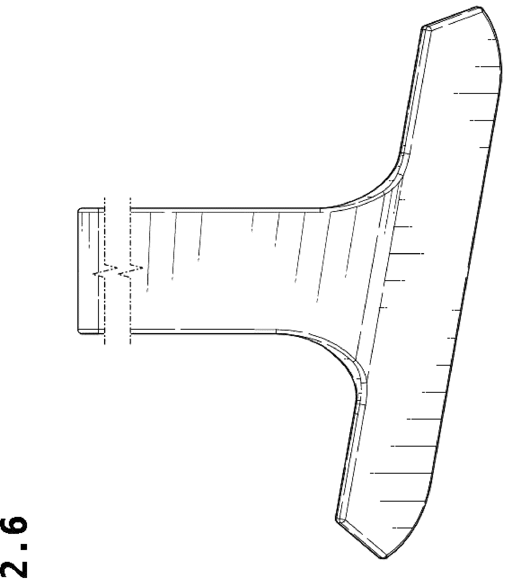 Patent USD1043278 Figure 13 – Scraper for kitchen waste