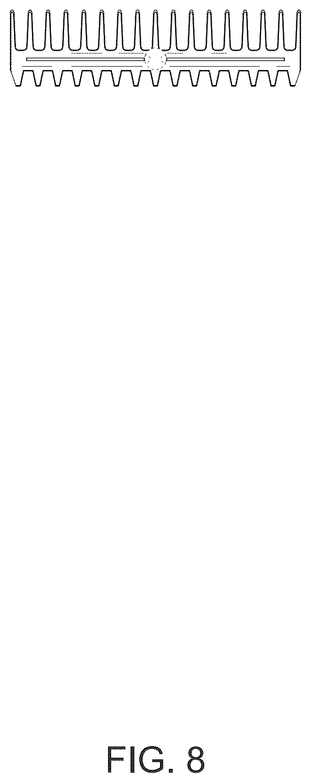 Patent USD1043281 Figure 8 – Bow rake