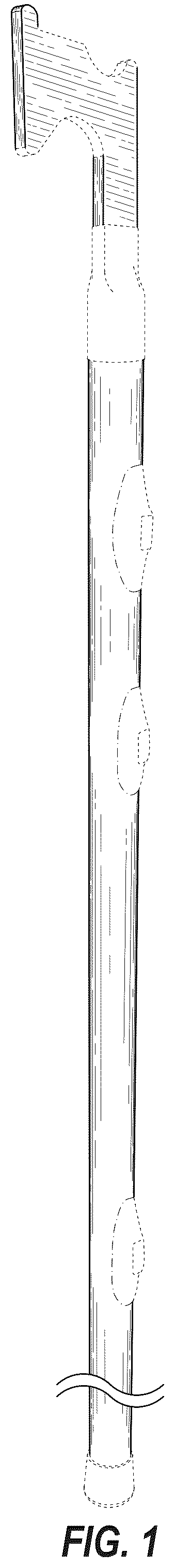Patent USD1043282 Figure 1 – Railroad brake stick