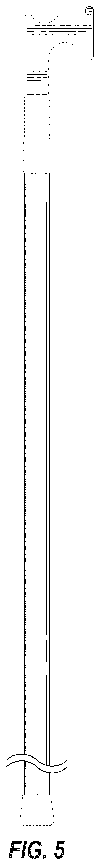 Patent USD1043282 Figure 5 – Railroad brake stick