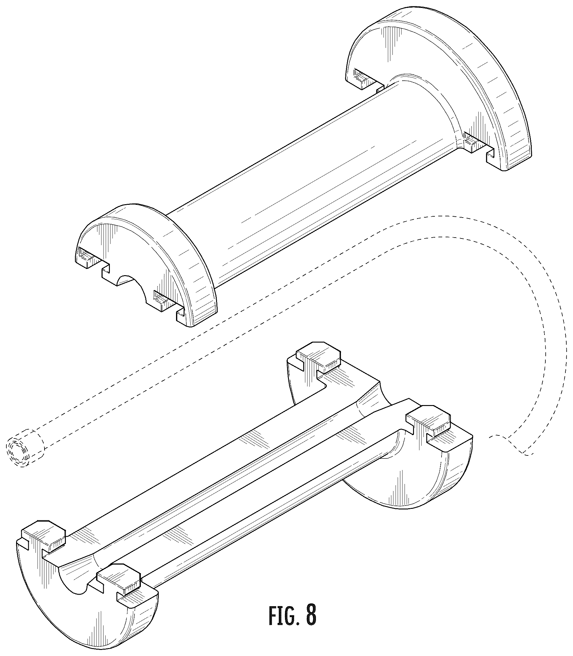 Patent USD1043284 Figure 7 – Line straightening hand tool