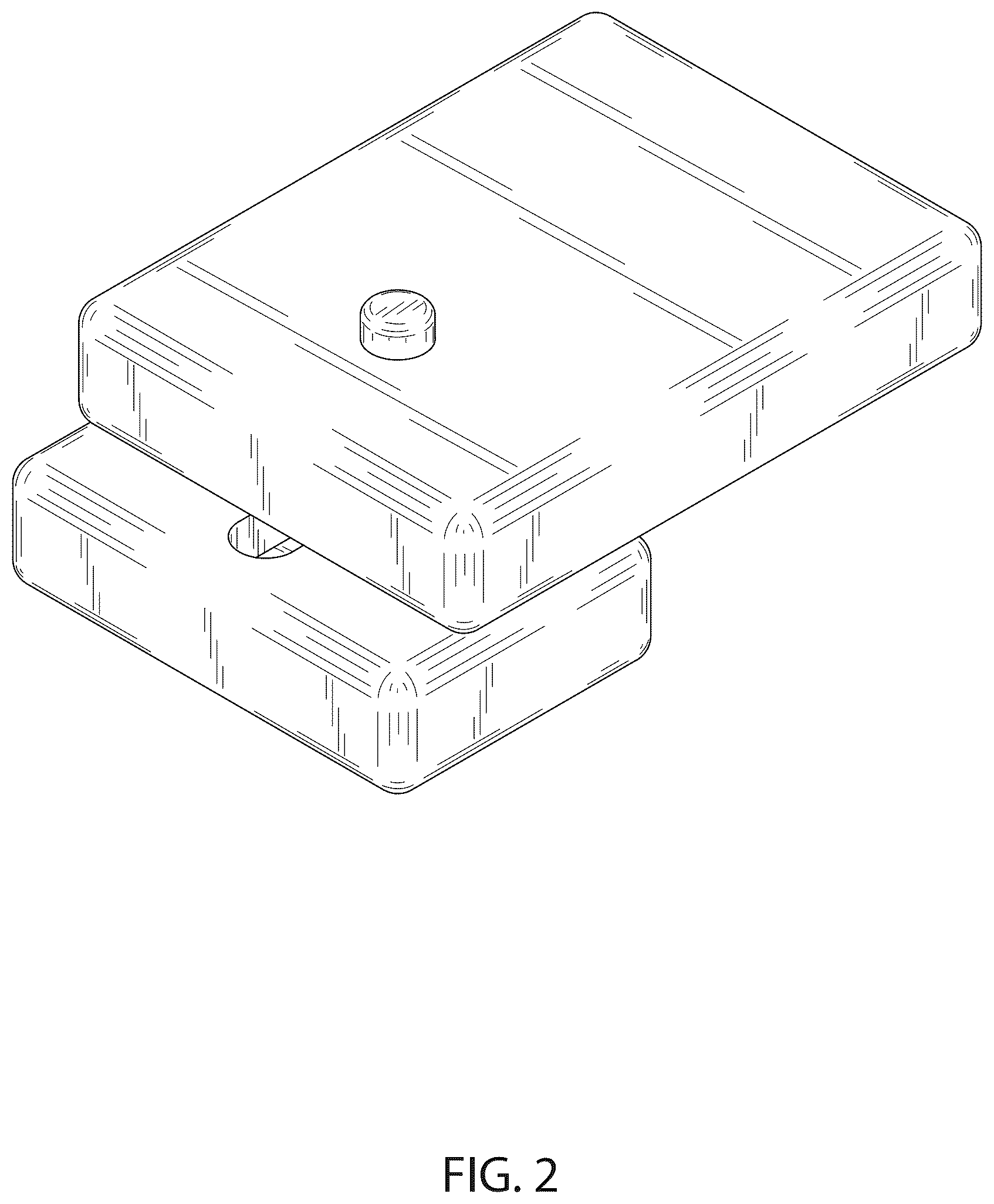 Patent USD1043286 Figure 2 – Cement board marking tool