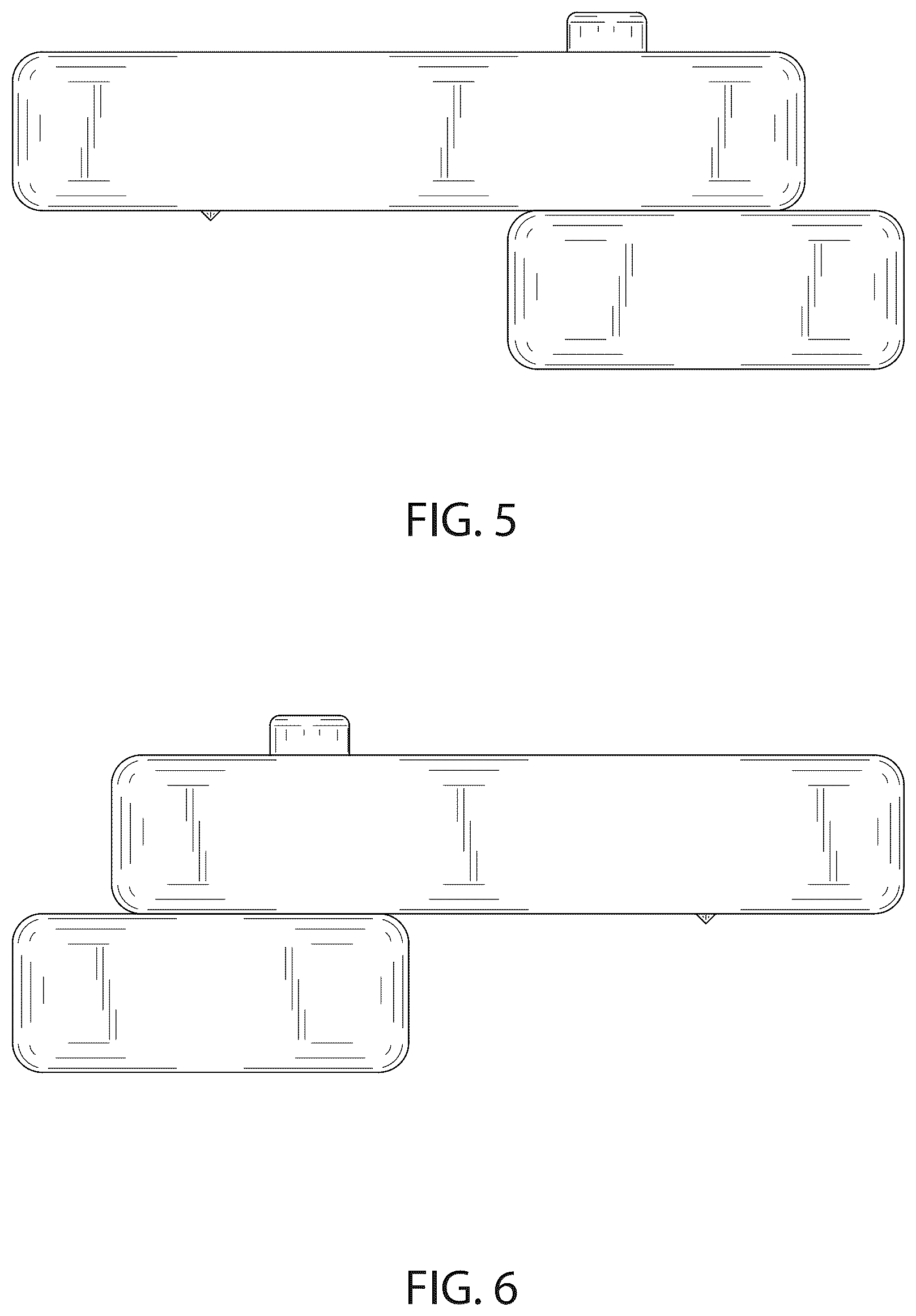 Patent USD1043286 Figure 4 – Cement board marking tool