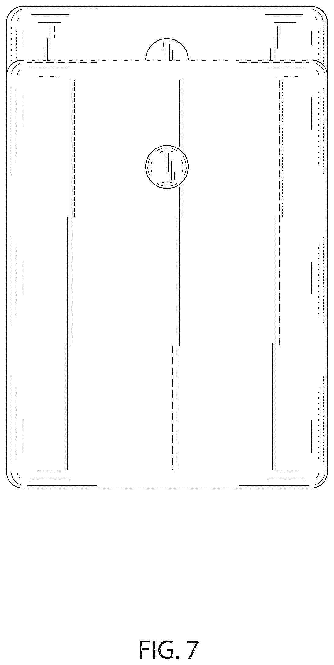 Patent USD1043286 Figure 5 – Cement board marking tool