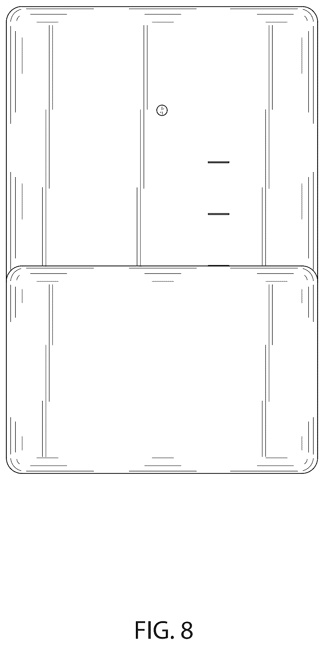 Patent USD1043286 Figure 6 – Cement board marking tool