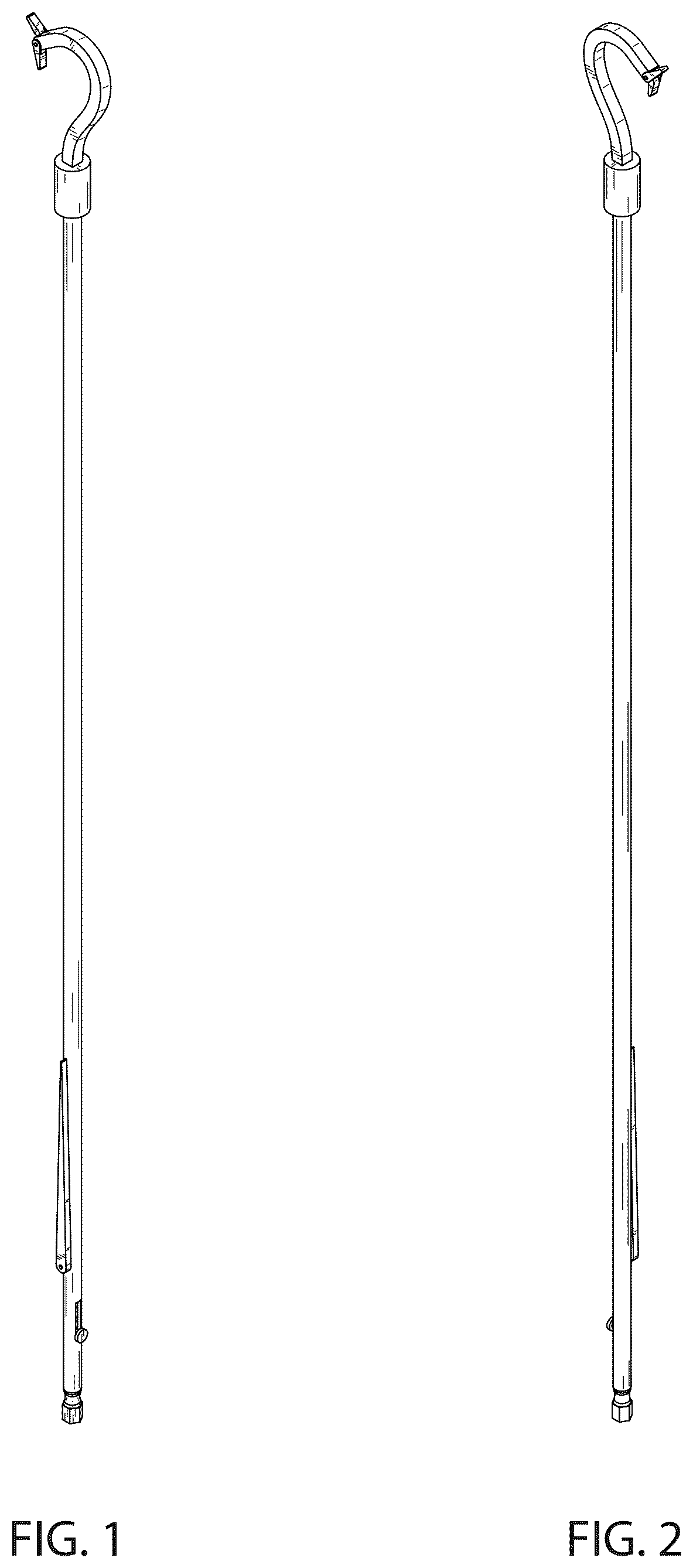 Patent USD1043287 Figure 1 – Shade actuator rod