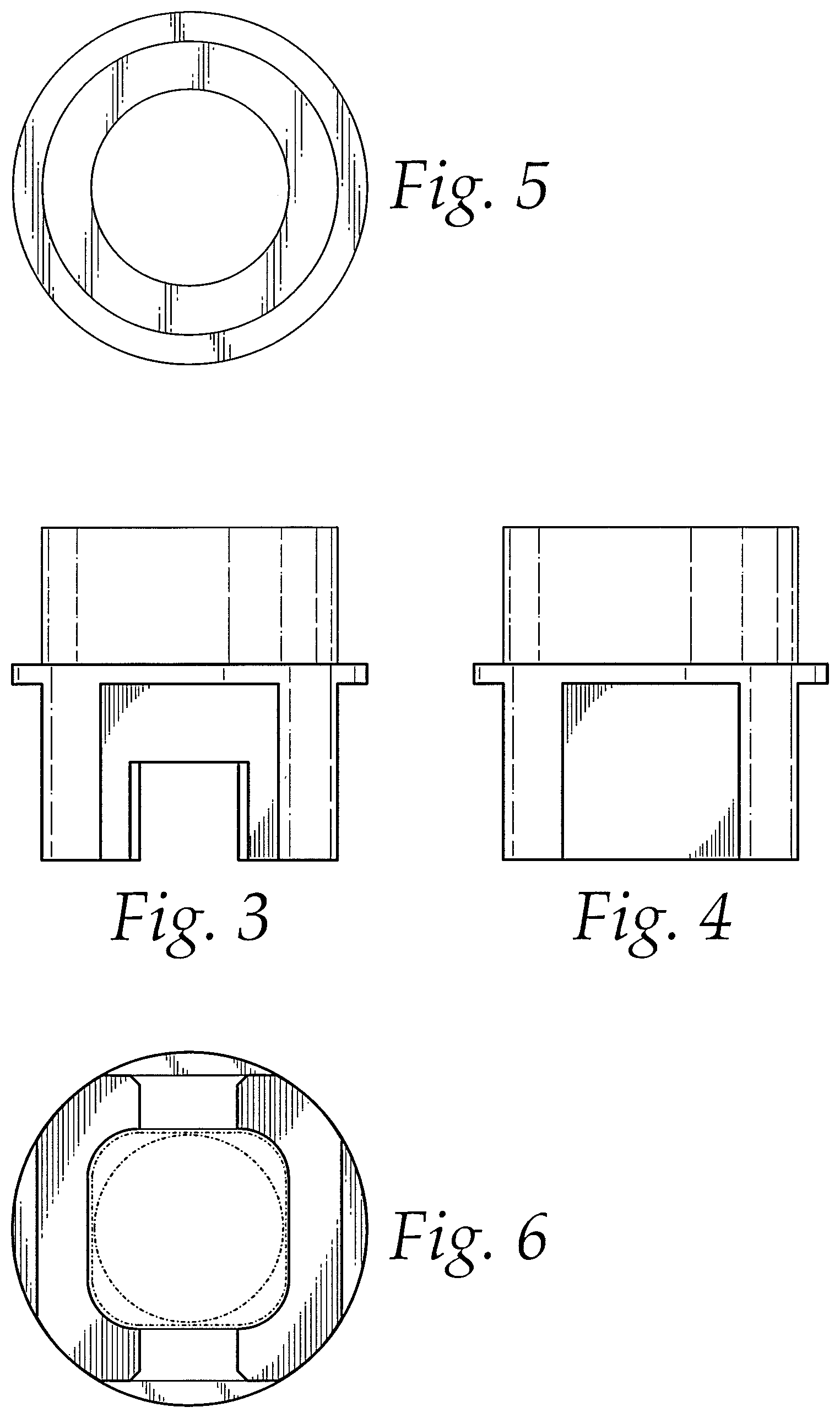 Patent USD1043289 Figure 2 – Adaptor for rotary trimmer head