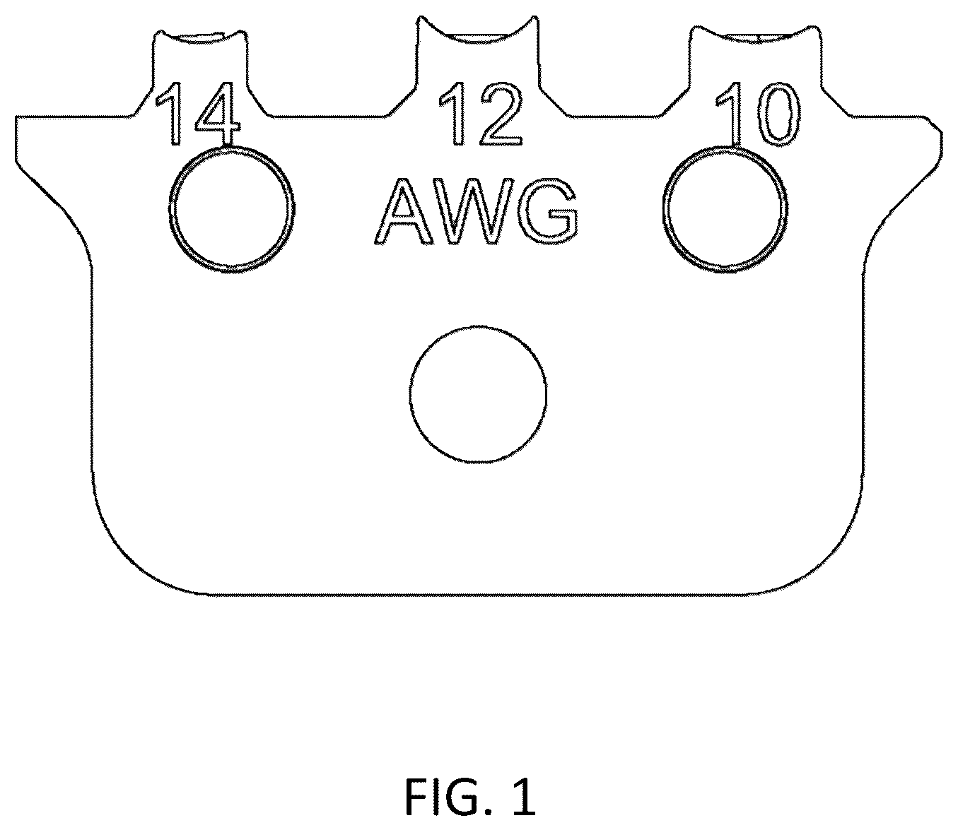 Patent USD1043293 Figure 1 – Press jaw