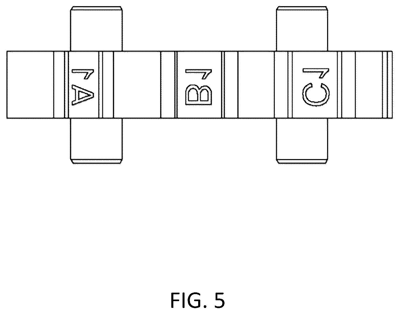 Patent USD1043293 Figure 5 – Press jaw