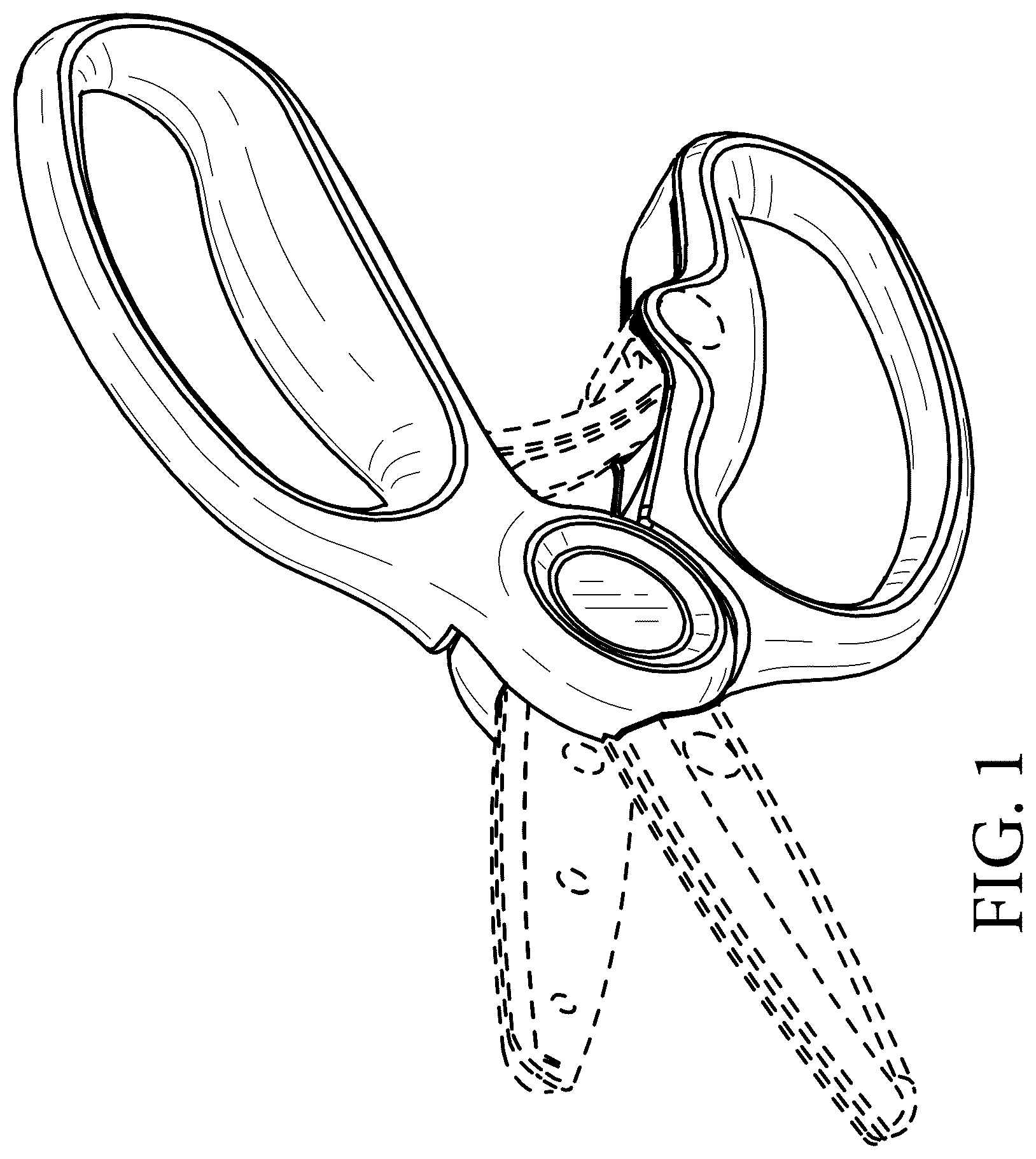 Patent USD1043294 Figure 1 – Scissors