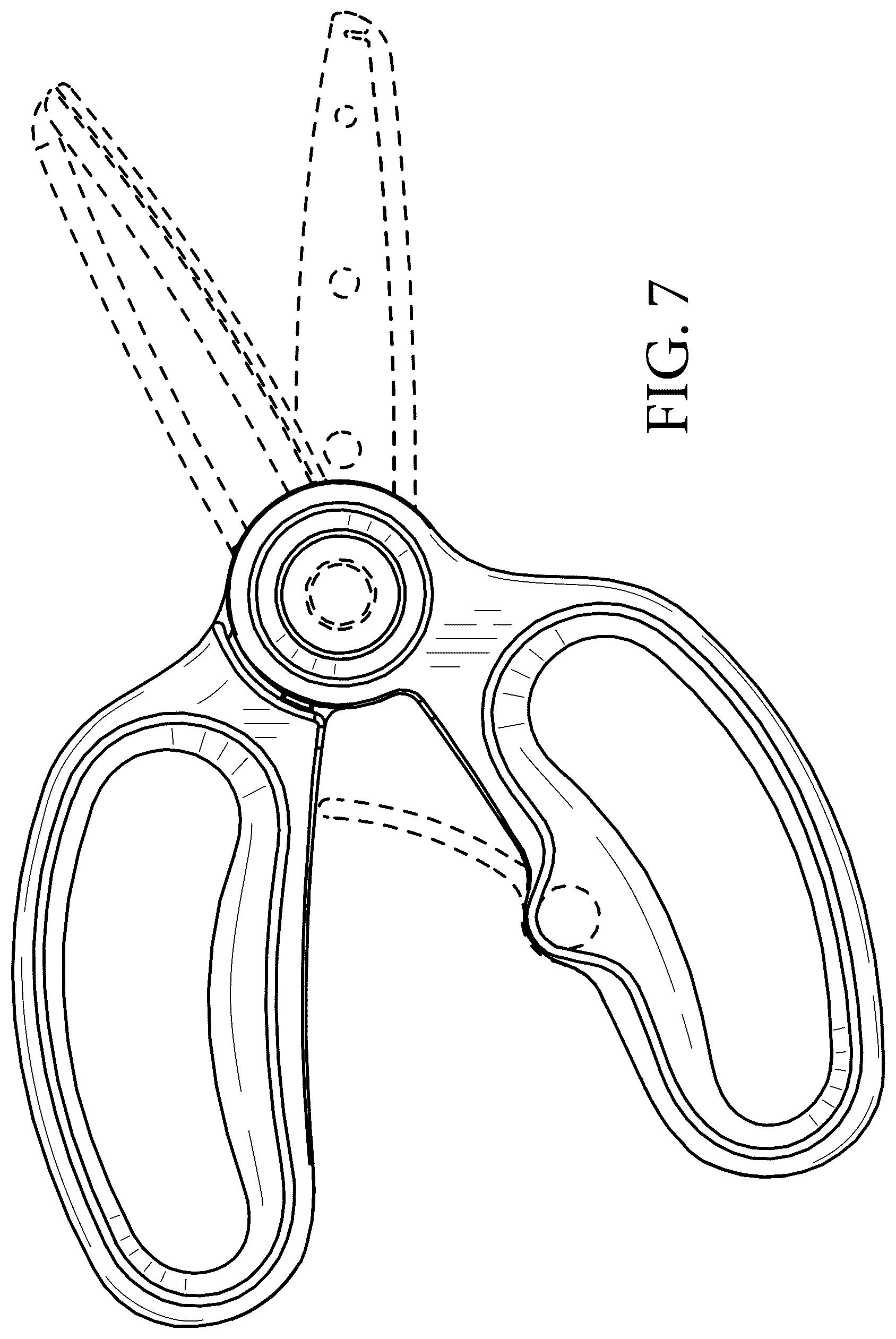 Patent USD1043294 Figure 7 – Scissors