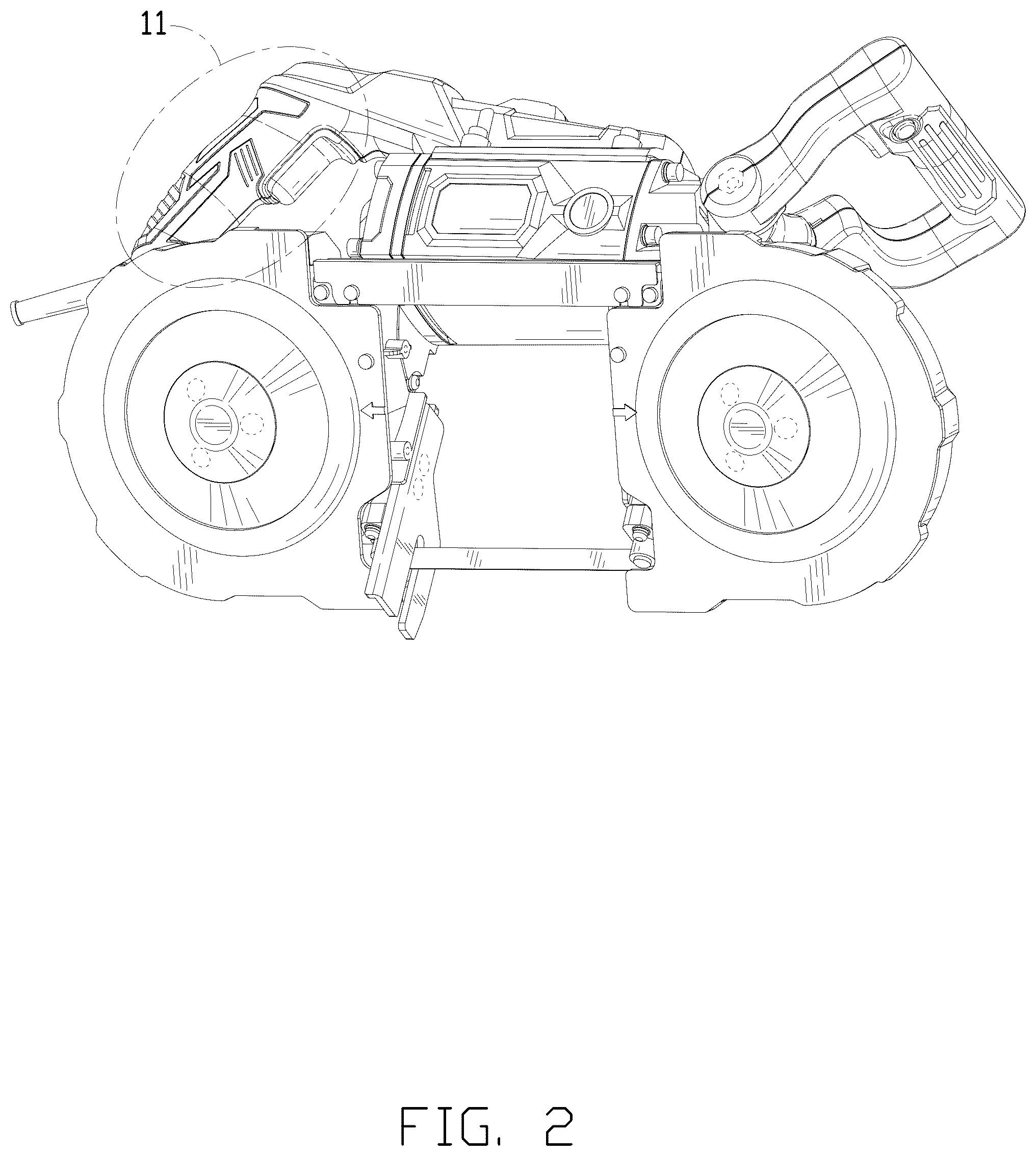 Patent USD1043298 Figure 2 – Metal cutting machine