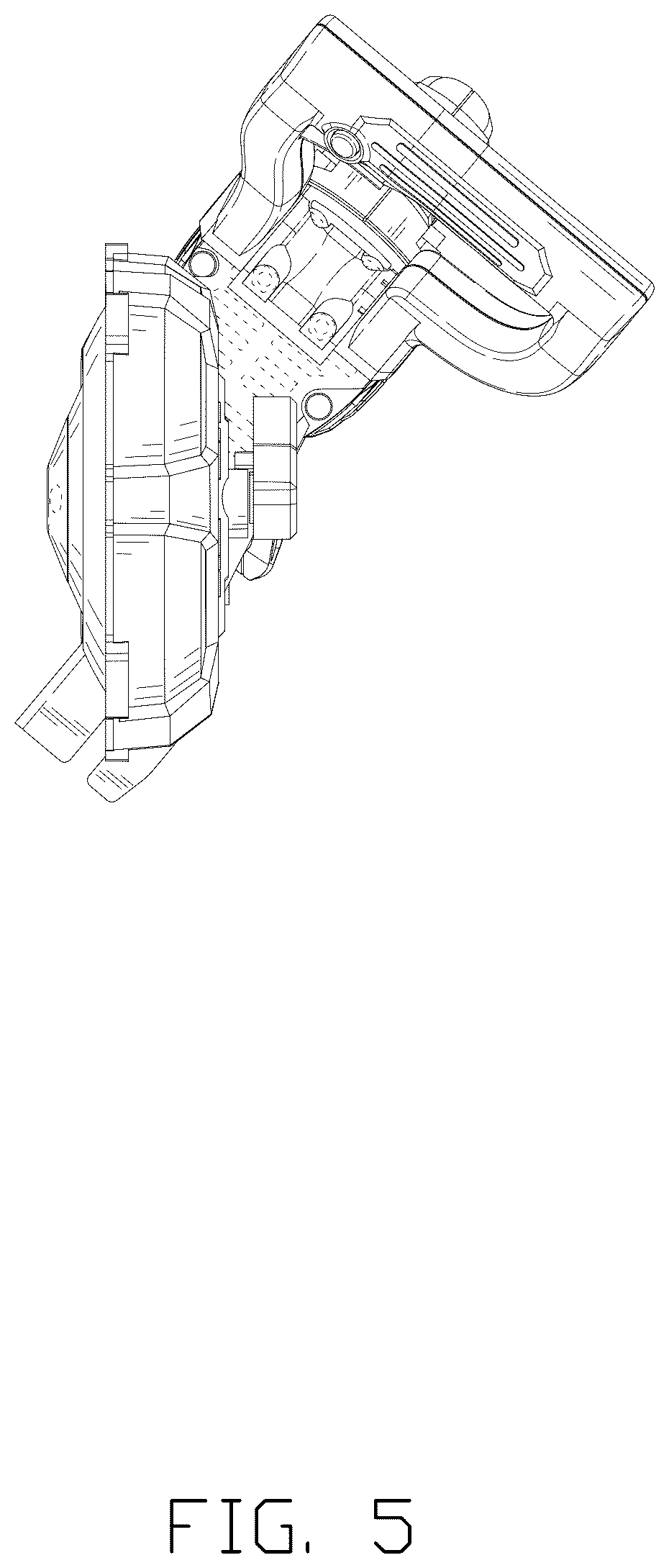 Patent USD1043298 Figure 5 – Metal cutting machine