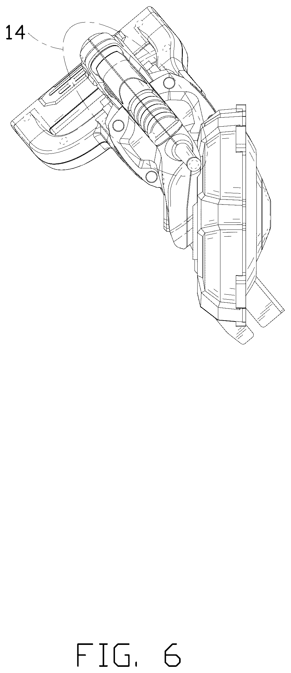 Patent USD1043298 Figure 6 – Metal cutting machine