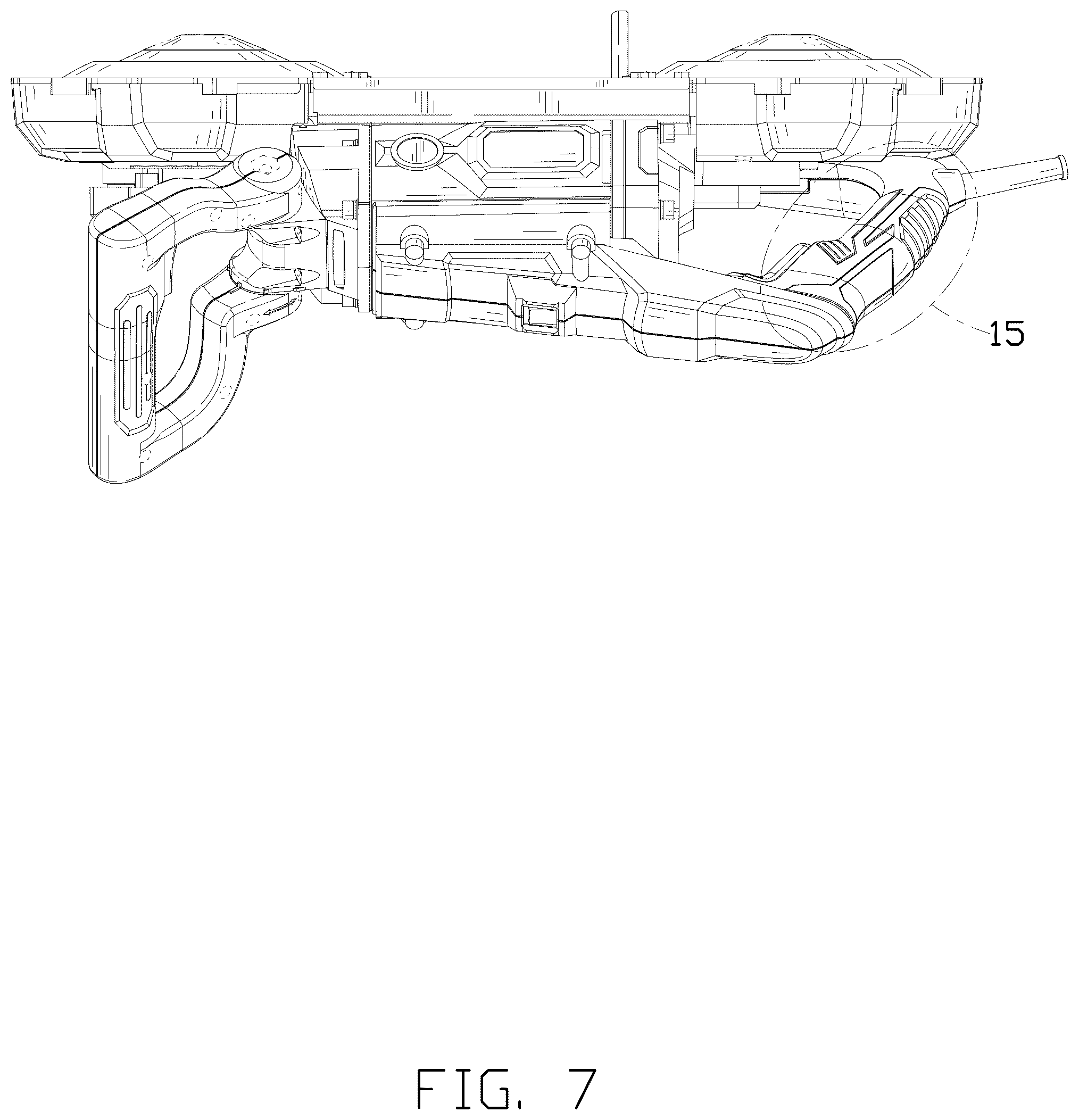 Patent USD1043298 Figure 7 – Metal cutting machine