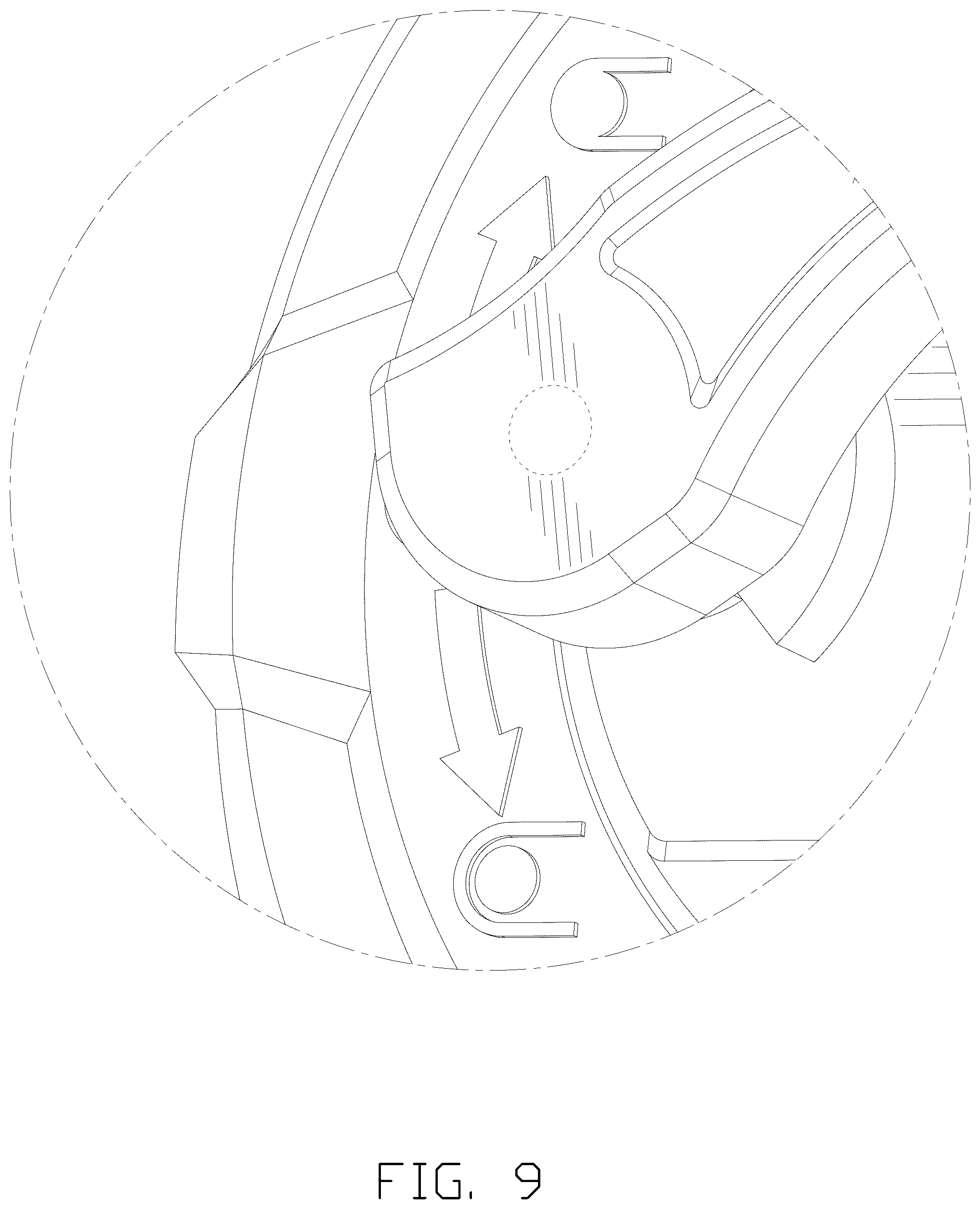 Patent USD1043298 Figure 9 – Metal cutting machine