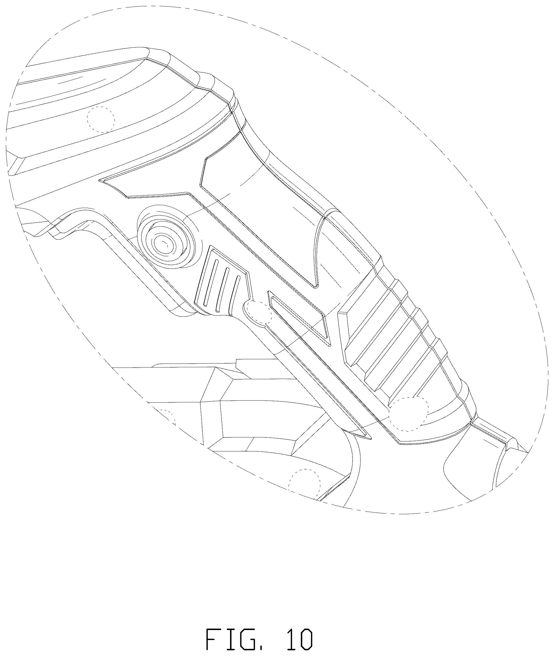 Patent USD1043298 Figure 10 – Metal cutting machine