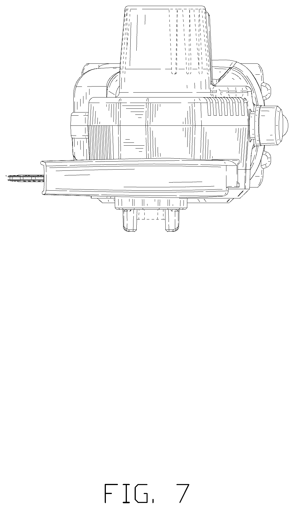 Patent USD1043299 Figure 7 – Chainsaw