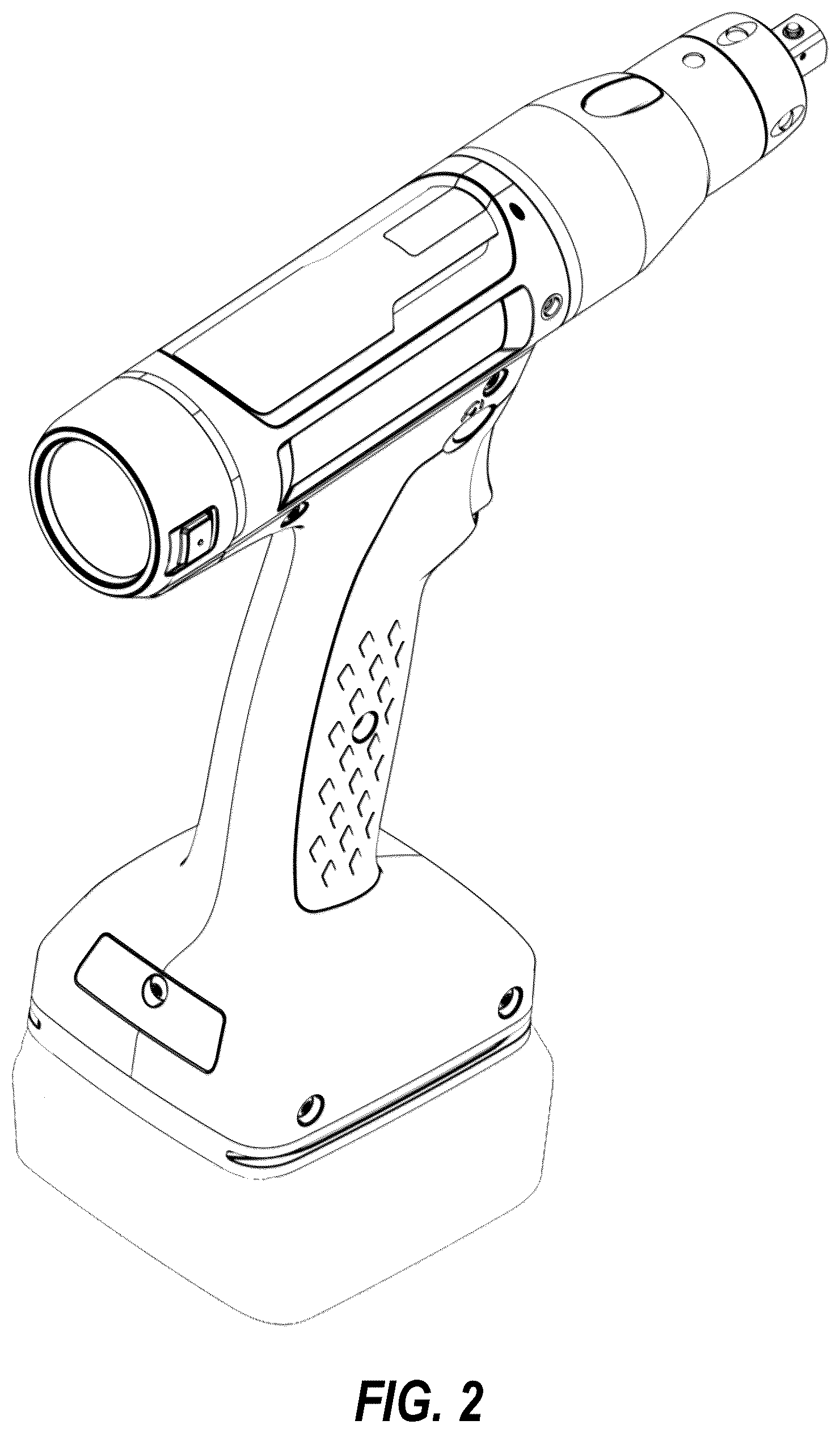 Patent USD1043300 Figure 2 – Power tool