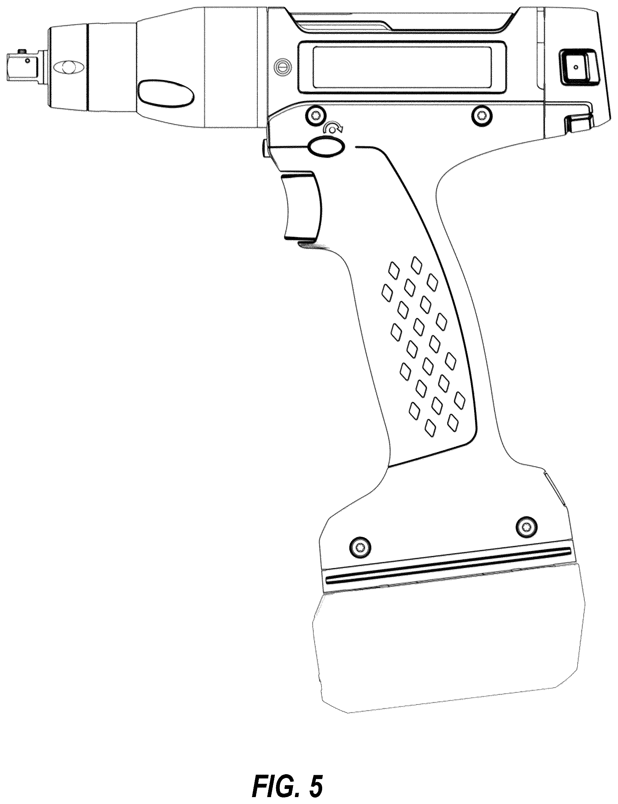 Patent USD1043300 Figure 5 – Power tool